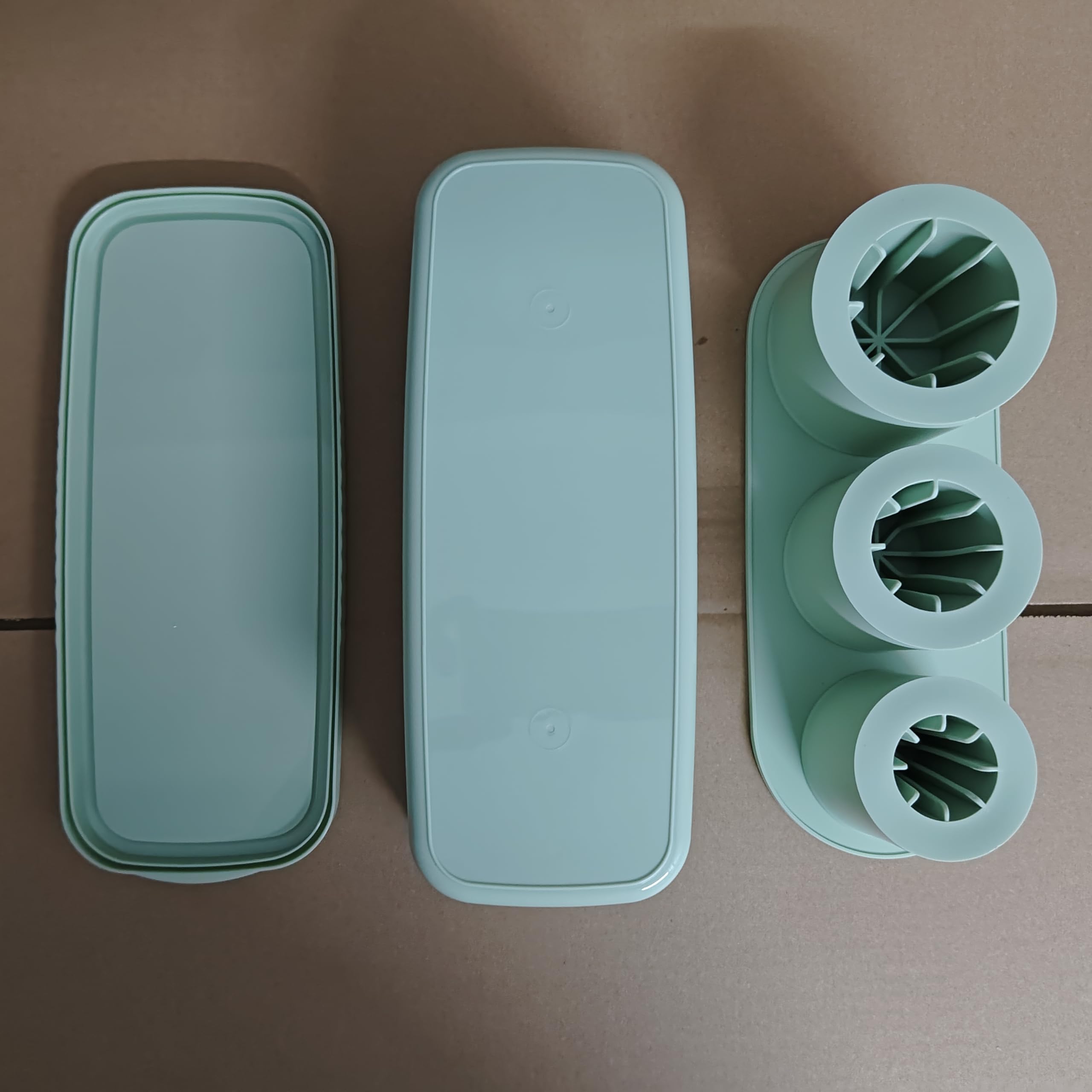 Sadodo Lot De 4 Grands Bacs à Glaçons Pliables Pour Stanley