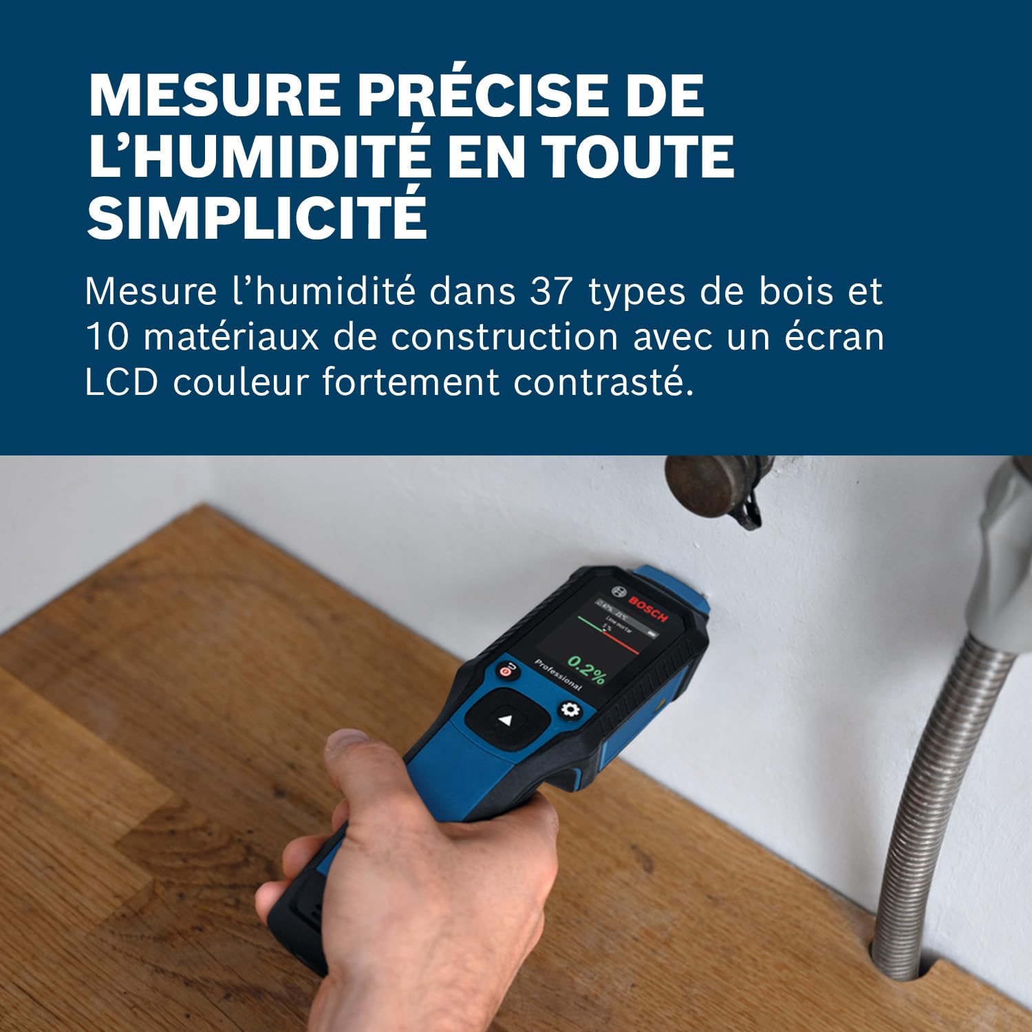 Bosch Professional Humidimètre à broches GMP 2-15 IP65