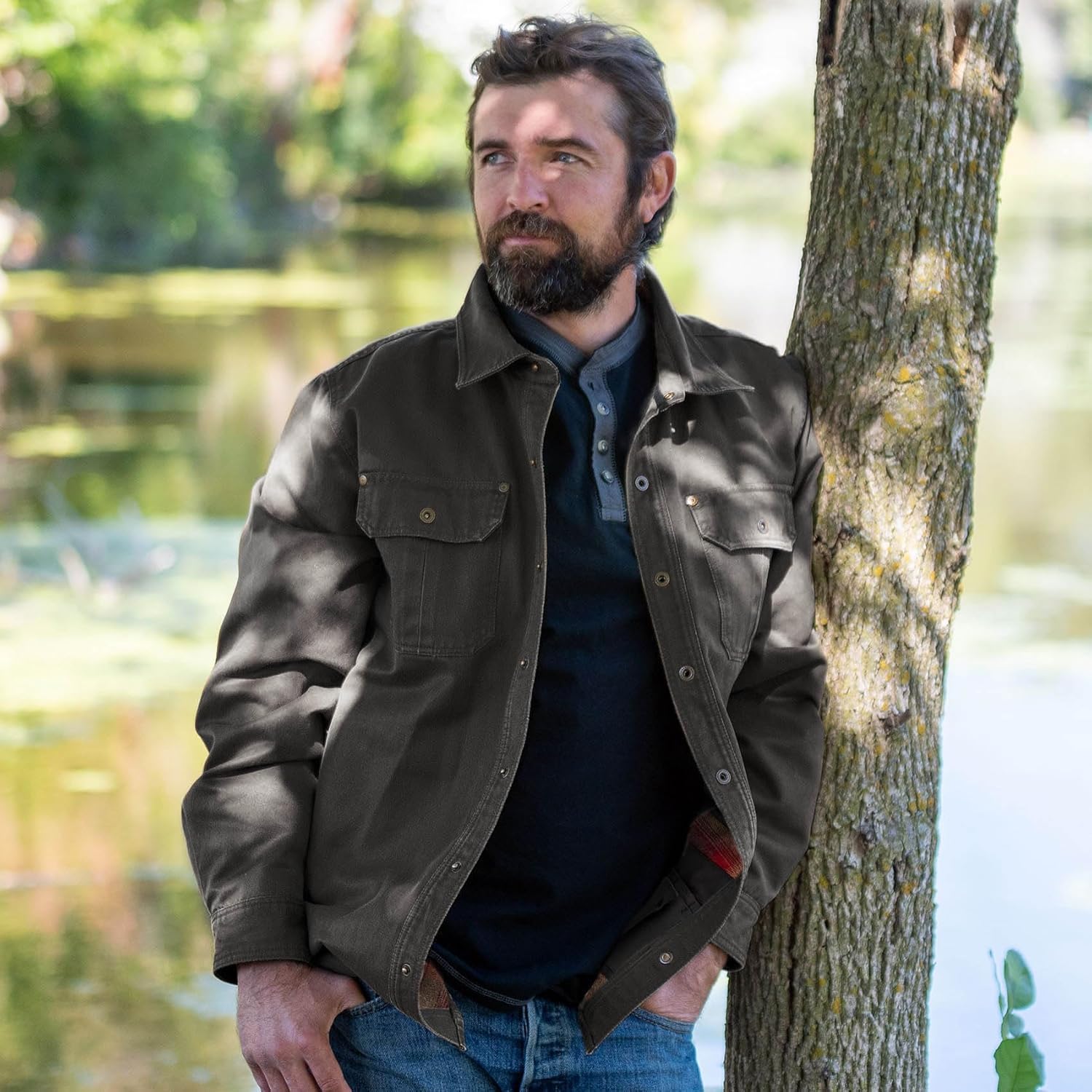 Legendary Whitetails mens Conceal and Carry Journeyman Shirt Jacket - Image 2