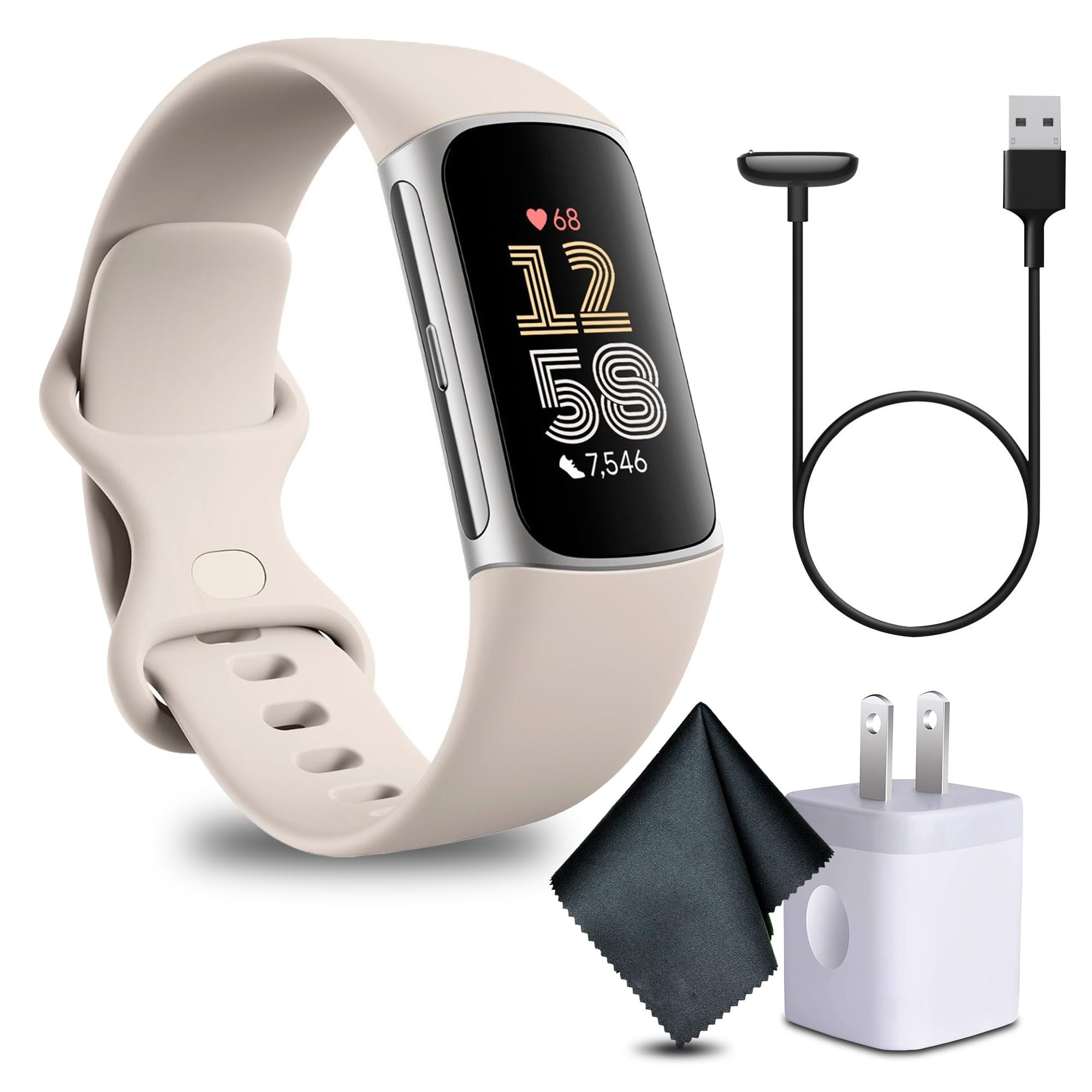 Fitbit(フィットビット) Google Fitbit Sense 2 スマートウォッチ ルナホワイト