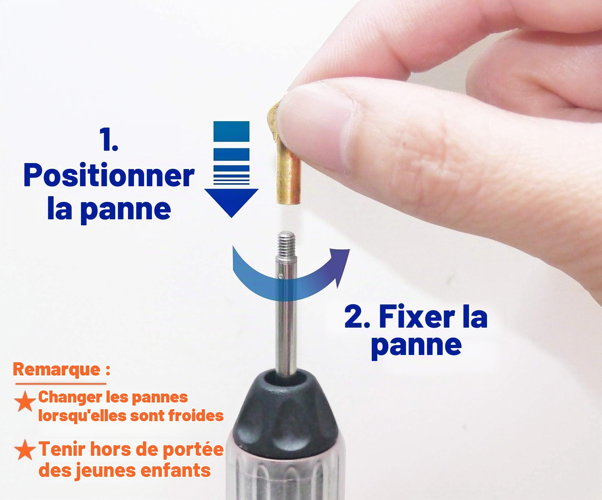 KINGTOOL Outil de Finition d'impression 3D Outil de Retrait d'imprimante 3D Câble de Chargement Micro-USB sans Fil