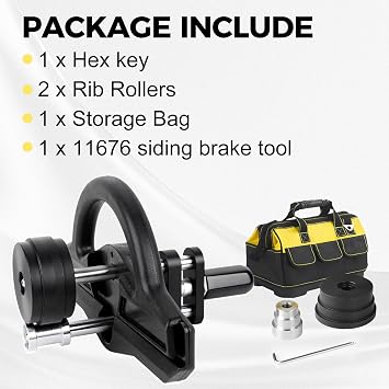 11676 Upgraded Siding Brake Buddy with Case Compatible with Tapco PRO 14, PRO 19, Windy SP, and MX Series