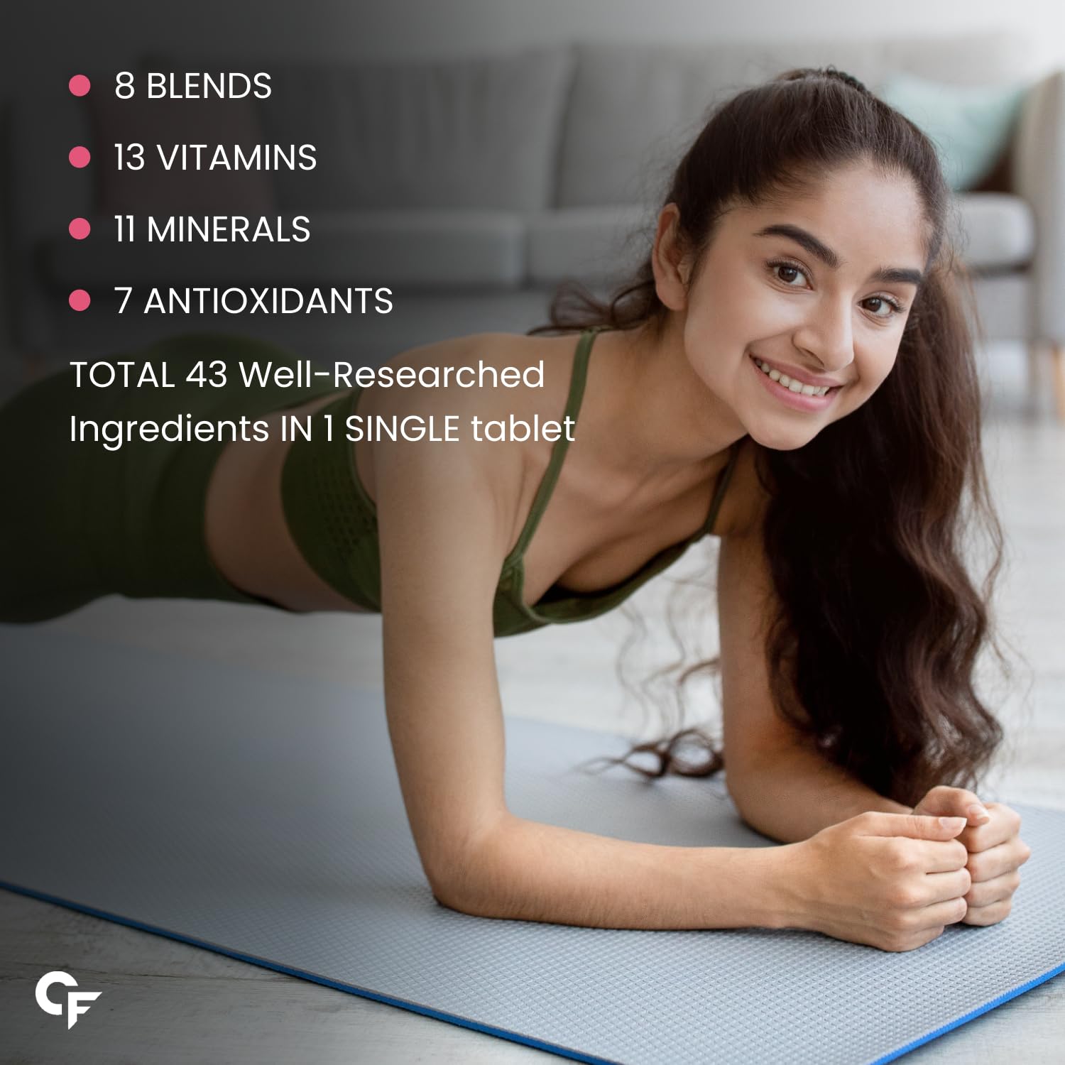 Carbamide Forte Multivitamin for Women with 43 Ingredients -10 Veg Tablets Carbamide Forte Multivitamin for Women with 43 Ingredients -10 Veg Tablets