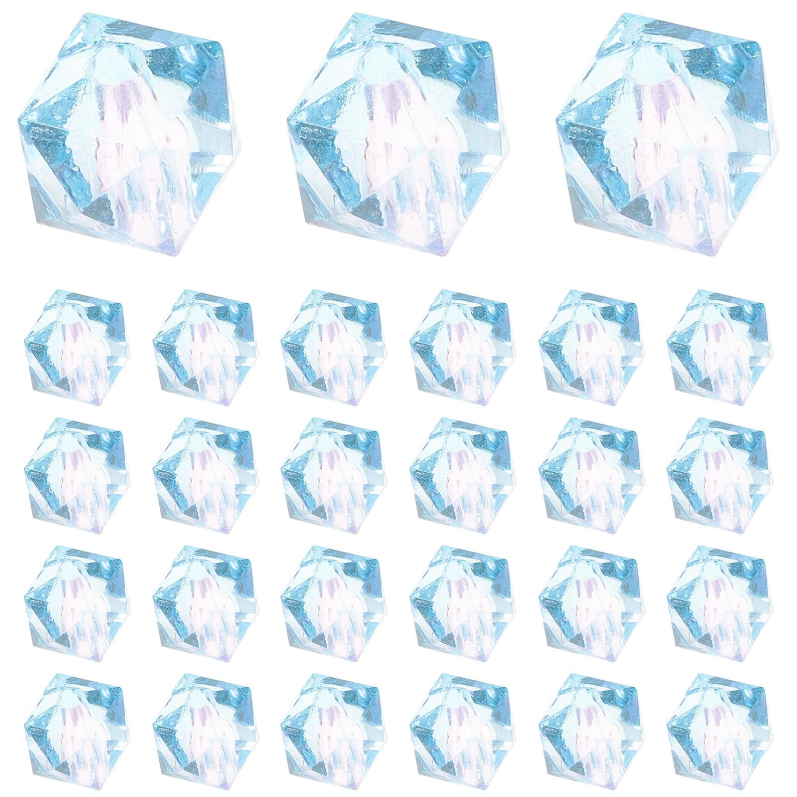 NUOBESTY 3 Sets Acrylperlen Für Armbänder Schmuckherstellung Halskettenperlen Perlen Für Schmuck Armbandanhänger 200 Stück * 3