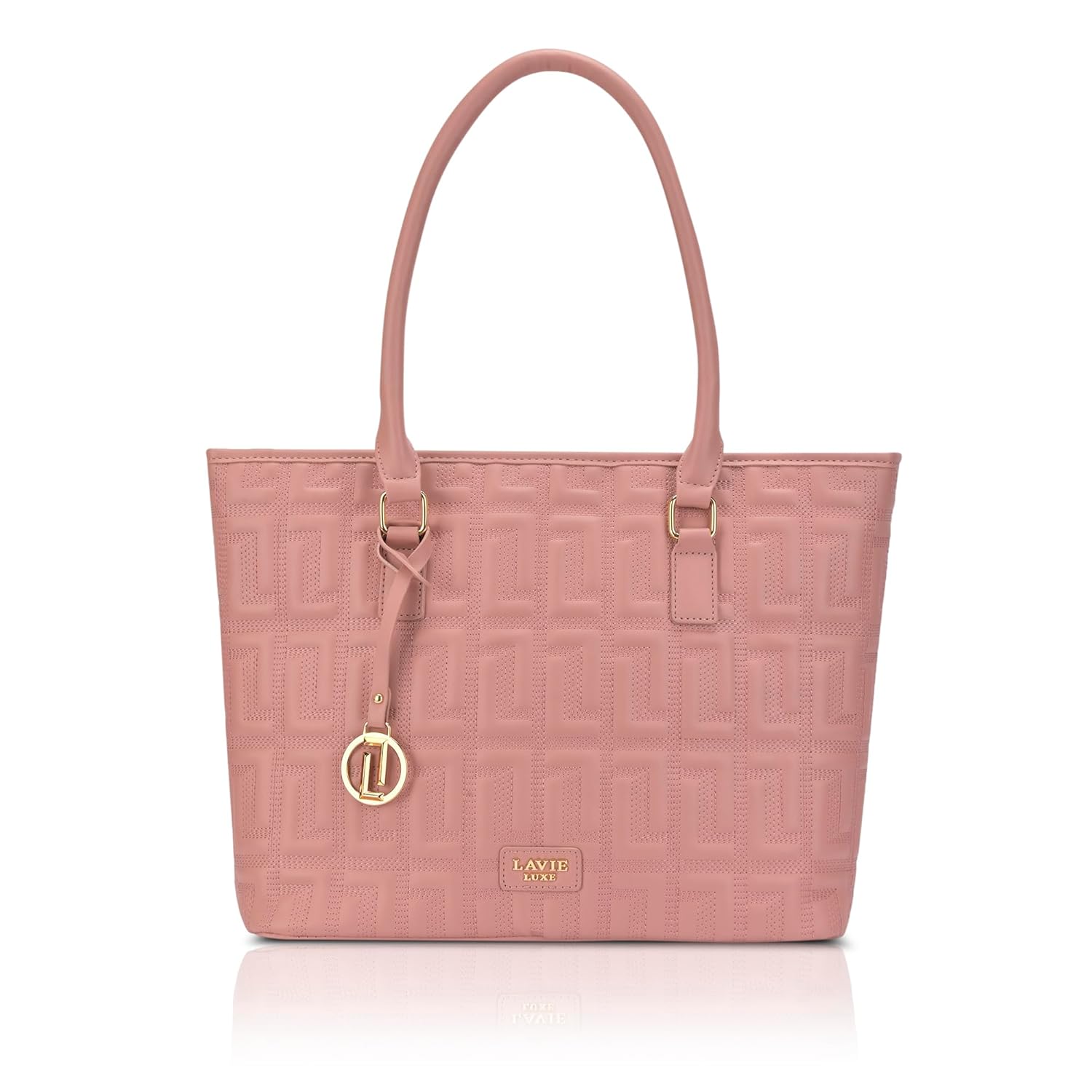 Lavie Luxe Women’s Jerry 25 Large Solid Quilted Tote Bag for Women | Tote Bag for Work | Ladies purse | Stylish Shoulder Bag | Ladies Gift Lavie Luxe Women’s Jerry 25 Large Solid Quilted Tote Bag for Women | Tote Bag for Work | Ladies purse | Stylish Shoulder Bag | Ladies Gift