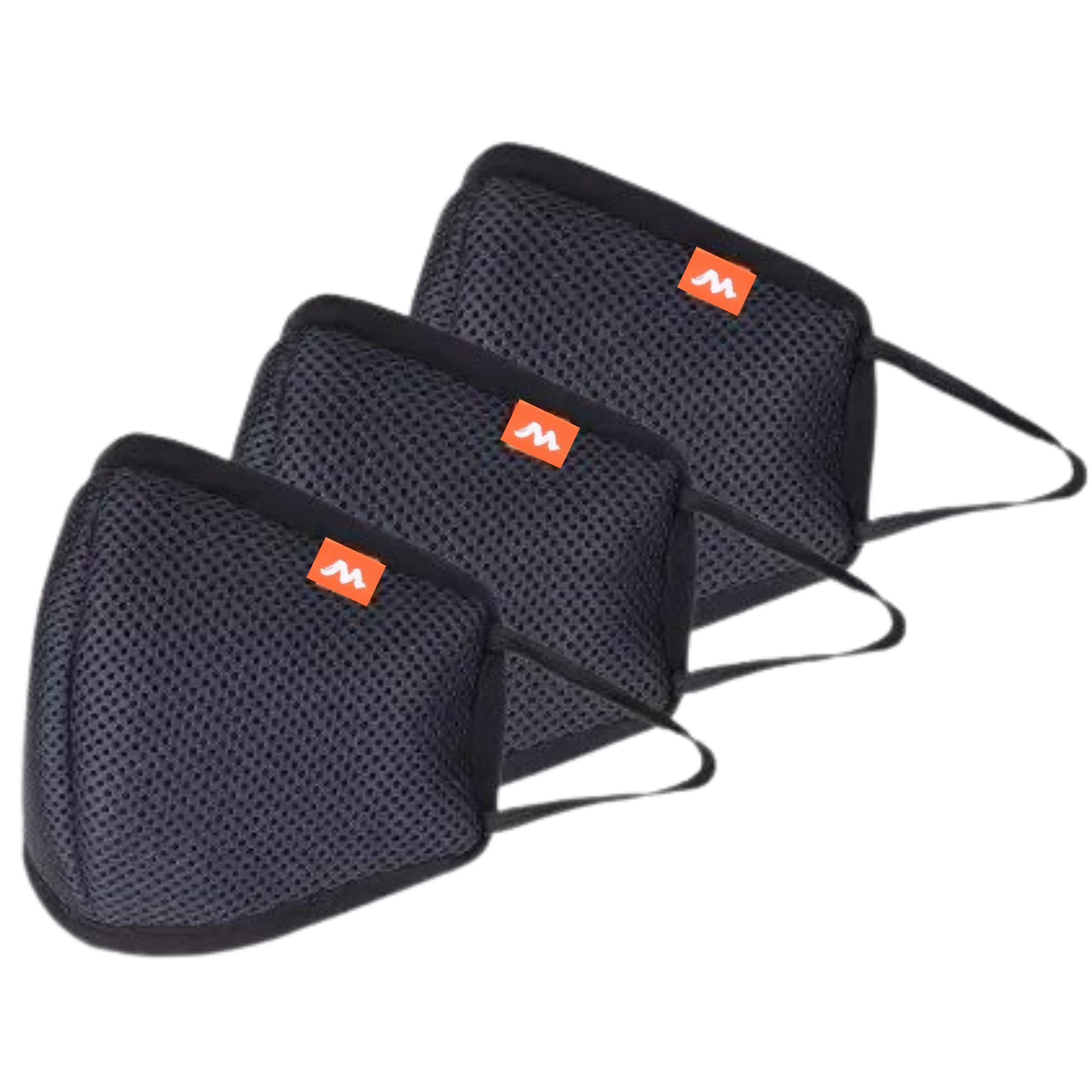 Black Mask Combo Cloth Masks With Melt Blown Fabric Layer for Men and Women (Free Size)-image-47