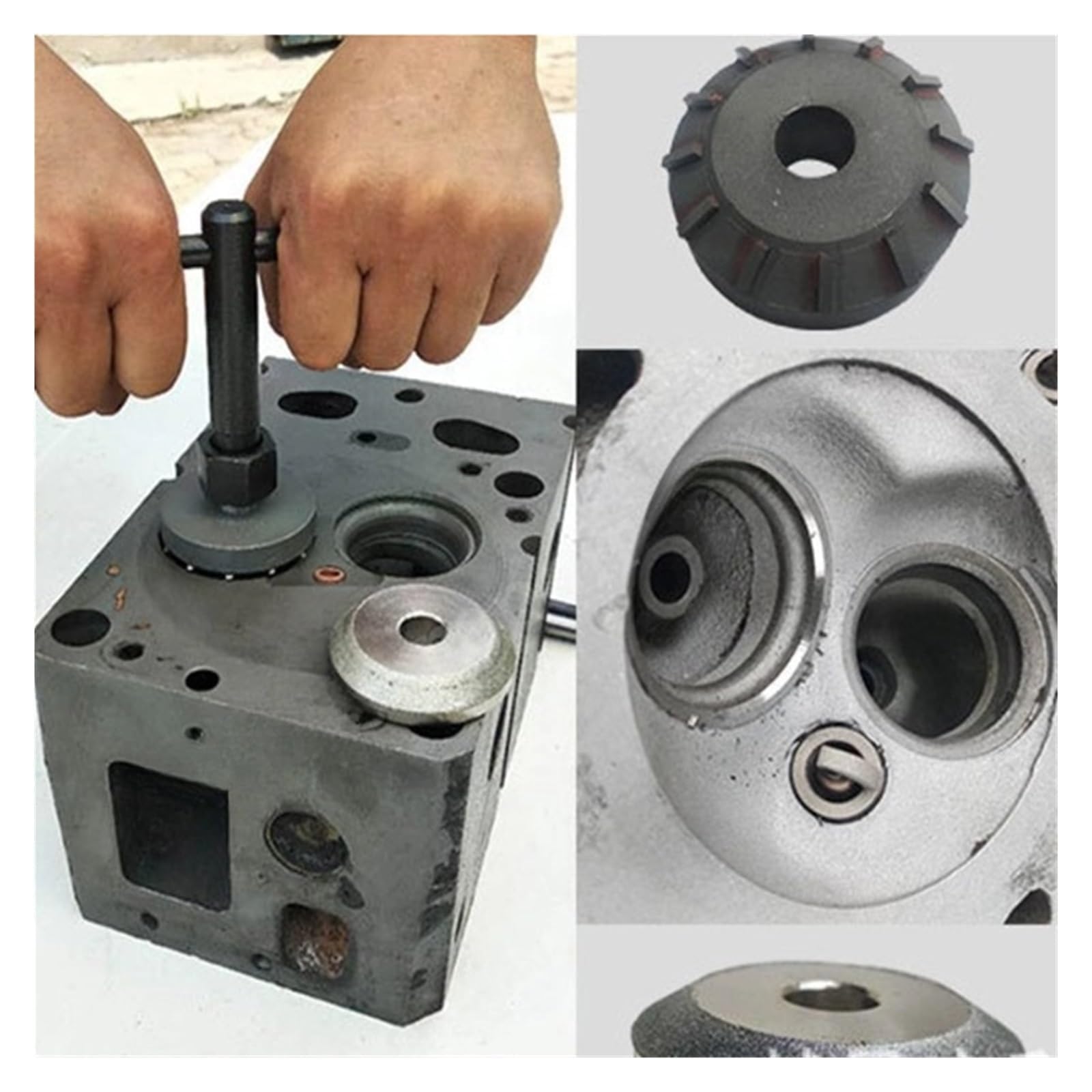 Herramientas De Carburo De Diamante para Asientos De Válvulas (22-38 Mm, 31 Unidades), con Caja De Almacenamiento, para Reparación De Automóviles Y Camiones De Diversas Marcas,31pcs