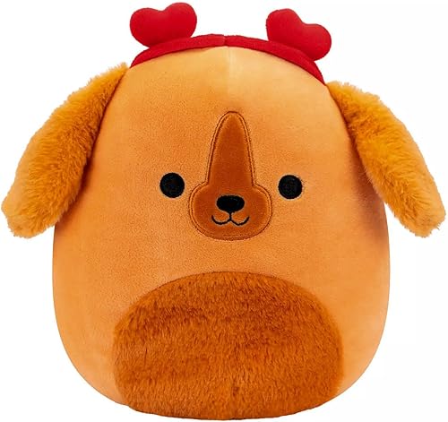 Squishmallows San Valentín Finley The Dog de 8"