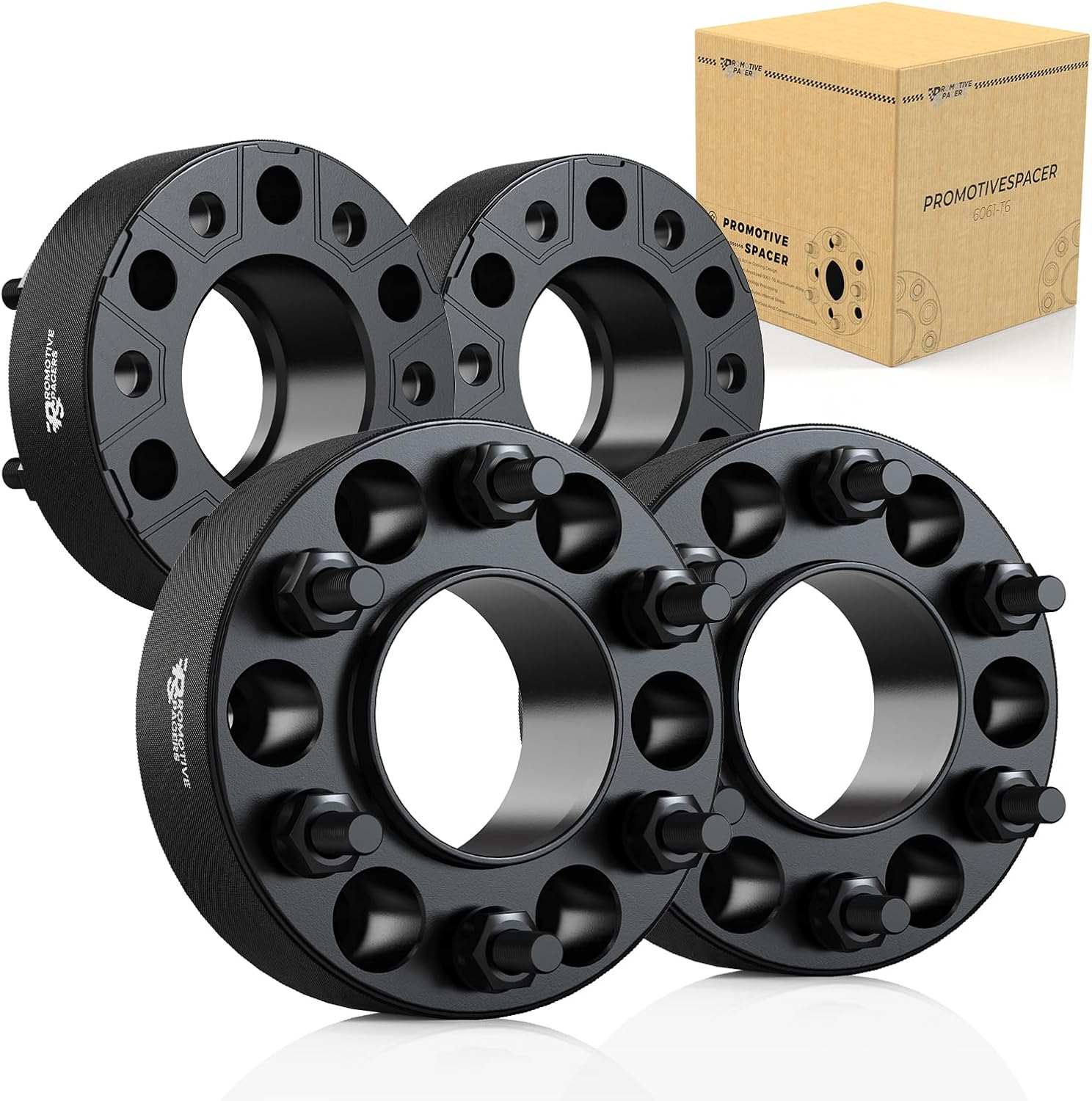 1.25" Wheel Spacers for F150 Expedition Navigator 2015-2024, CNC Forged 6x135 Spacers 32mm with Hub Lip Compatible with Lincoln, M14x1.5 Studs 87.1mm Center Bore for 6 Lug Truck Rim - 4PCS