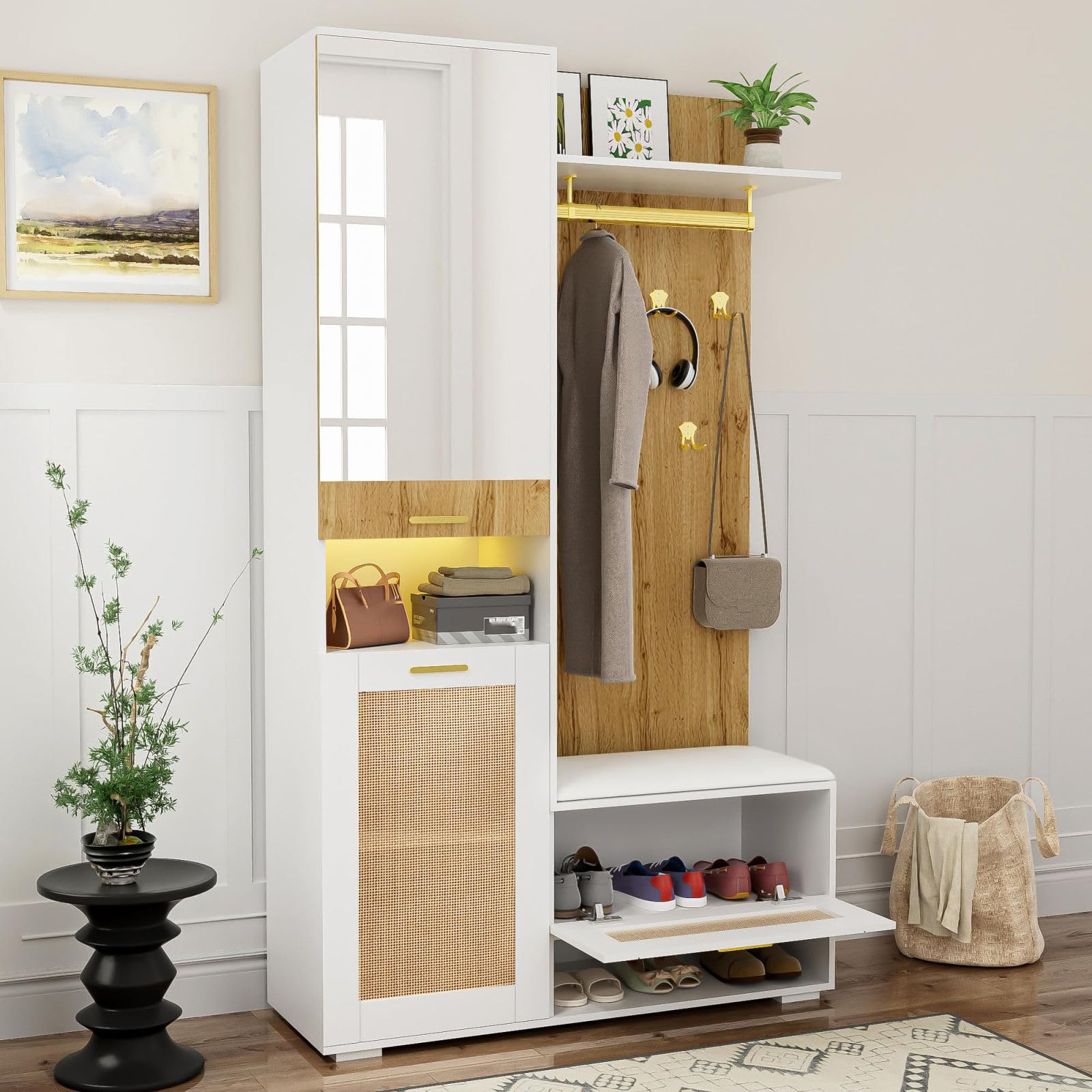 Flurgarderobe Set 110x38x190cm