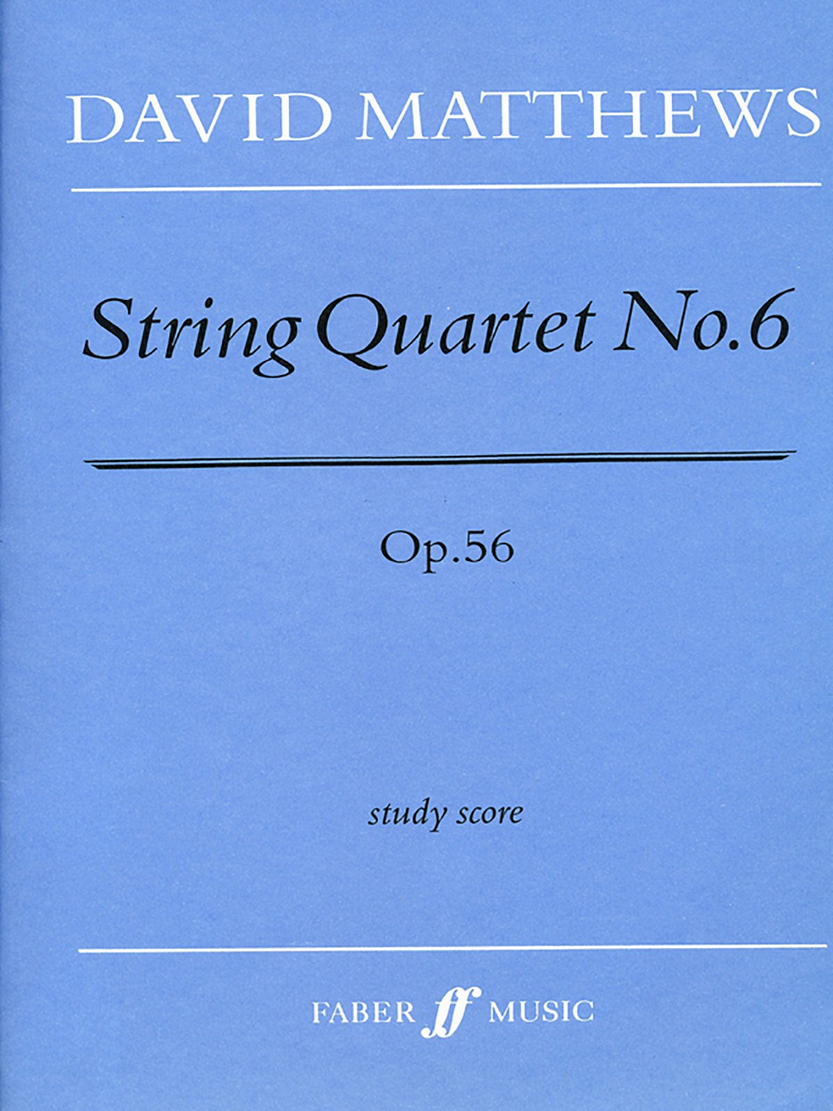 String Quartet No. 6 édition d'étude de prestige pour bibliothèque