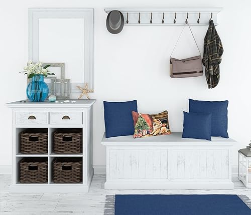 Miniatura 3 de Caroline's Treasures DAC2634PW1216 Chow Chow Cozy Christmas Throw Pillow Machine Washable, Indoor Outdoor Decorative Pillow for Couch, Bed or Patio,