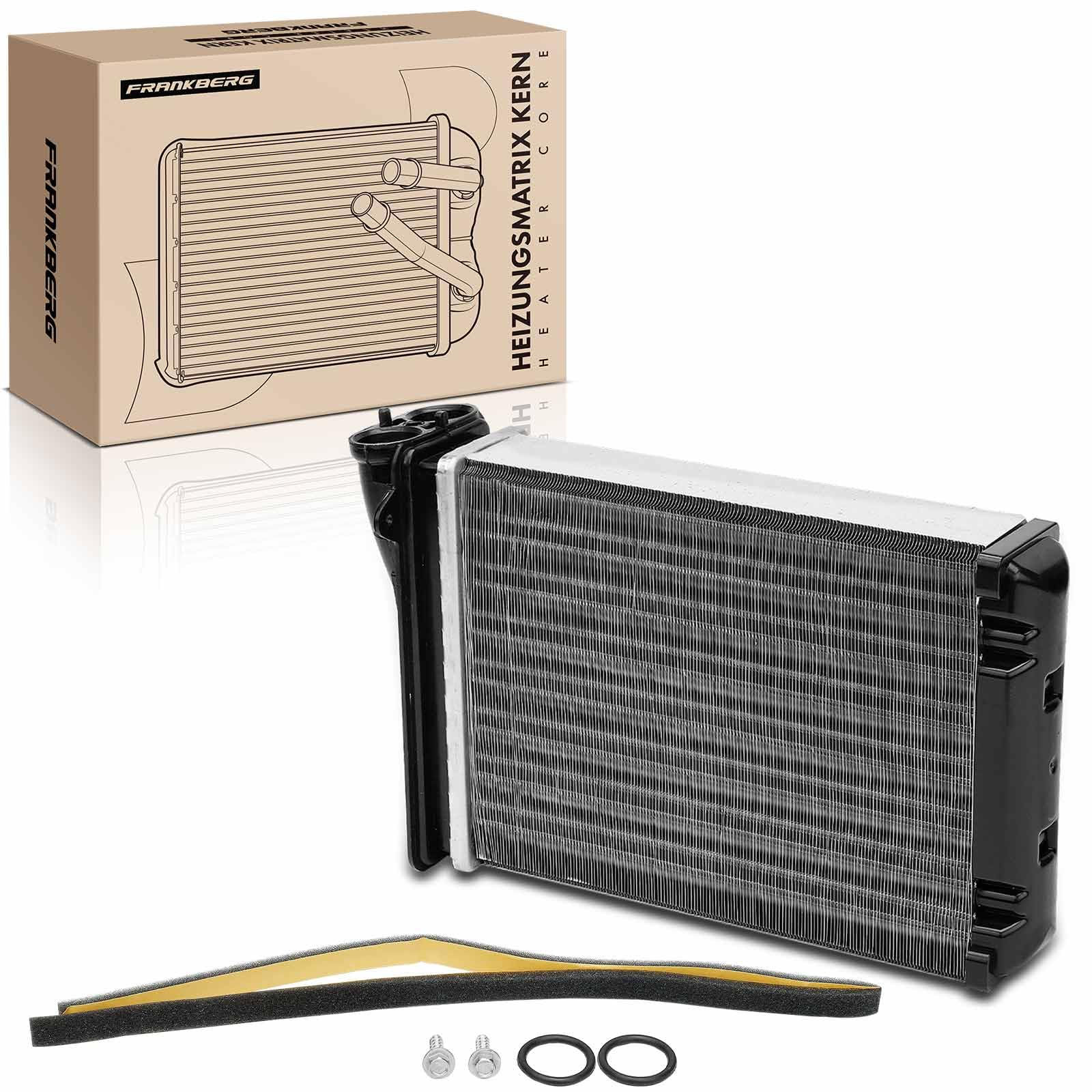 Frankberg Échangeur de chaleur pour chauffage intérieur 1608182480 | Compatible avec: 2008 I CU, 208 I CA CC, 2008 I Van CU, C3 III Fourgon SX SY, 208 Boîte/Hayon CR, C3 III SX