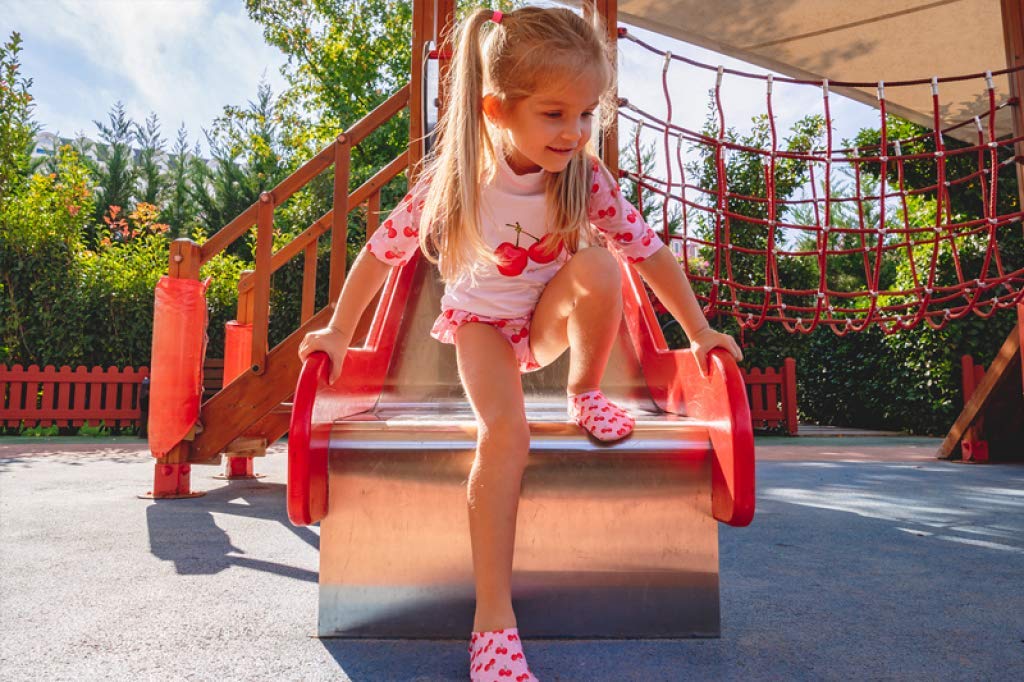 Slipstop Zapatos de playa para niños, antideslizantes, protección solar UPF 50+, Belle, 21/23 EU