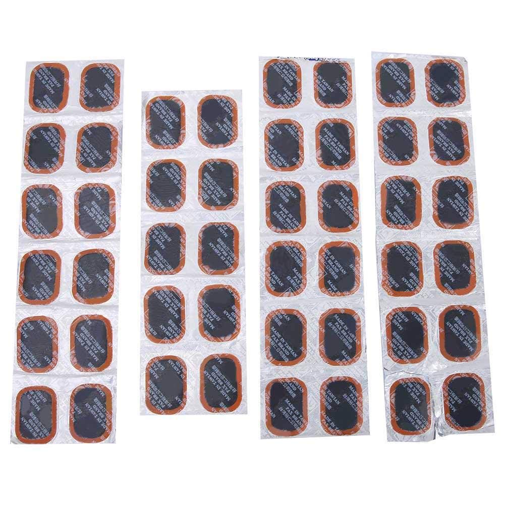 48Pcs Motor ycle Tyre Tire Inner Tube Puncture Rubber Patch Repair Tool Repairment Accessory Motor ycle Tyre Tire Inner Tube Puncture Rubber Patches Tube Repair Patches Blue