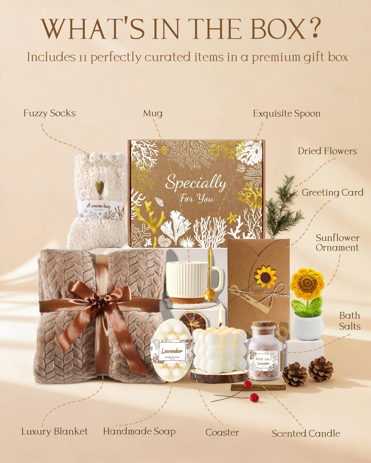 Geschenke für Frauen, Geschenkset frauen, Wellness-Geschenke, Entspannungsgeschenke für Sie, Mama, Oma, beste Freundin, Schwester, Weihnachtsgeschenke