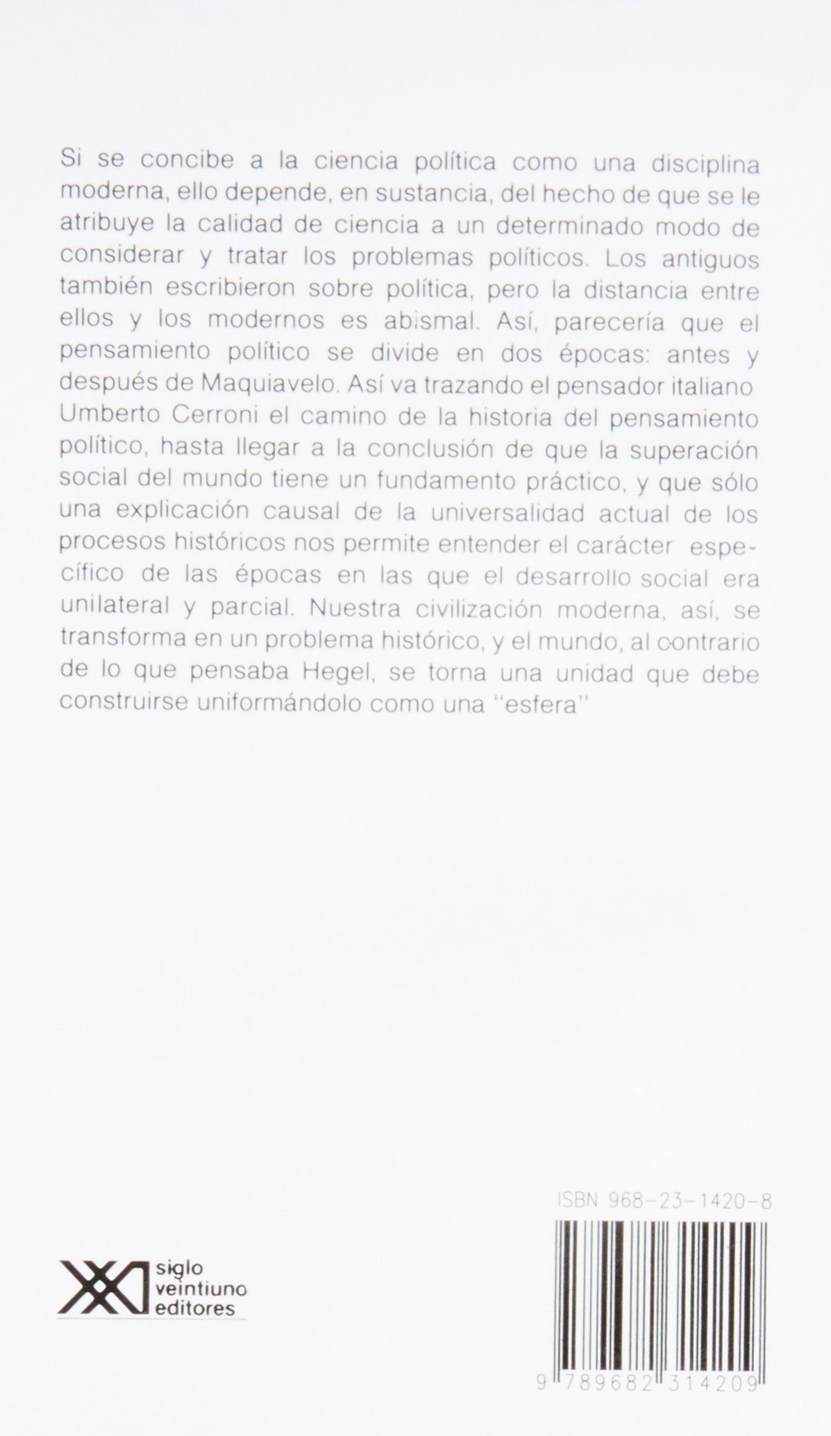 Introducción al pensamiento político
