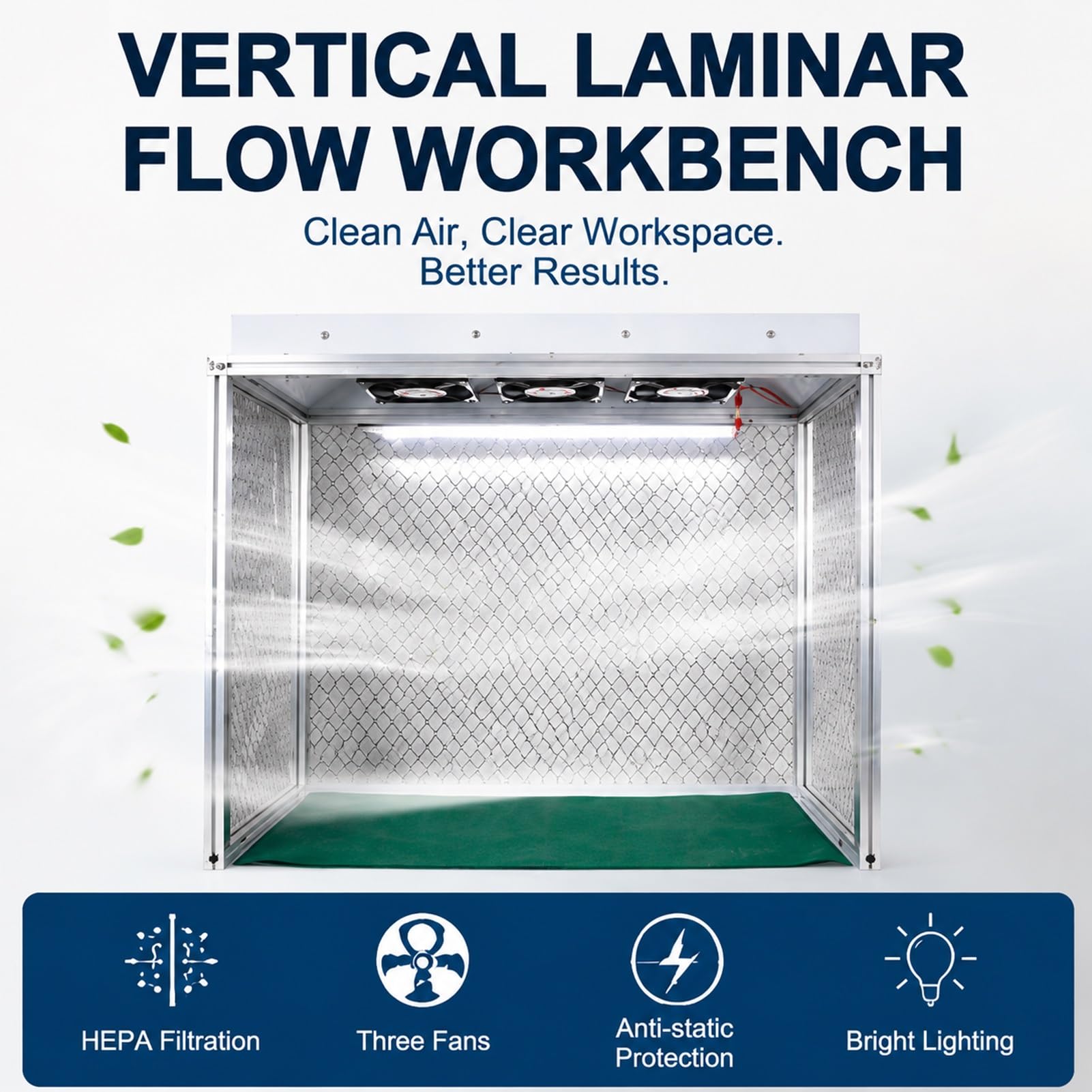Laminar Flow Haube,mit HEPA Filter Für Elektronik Reparatur Arbeitsplatz