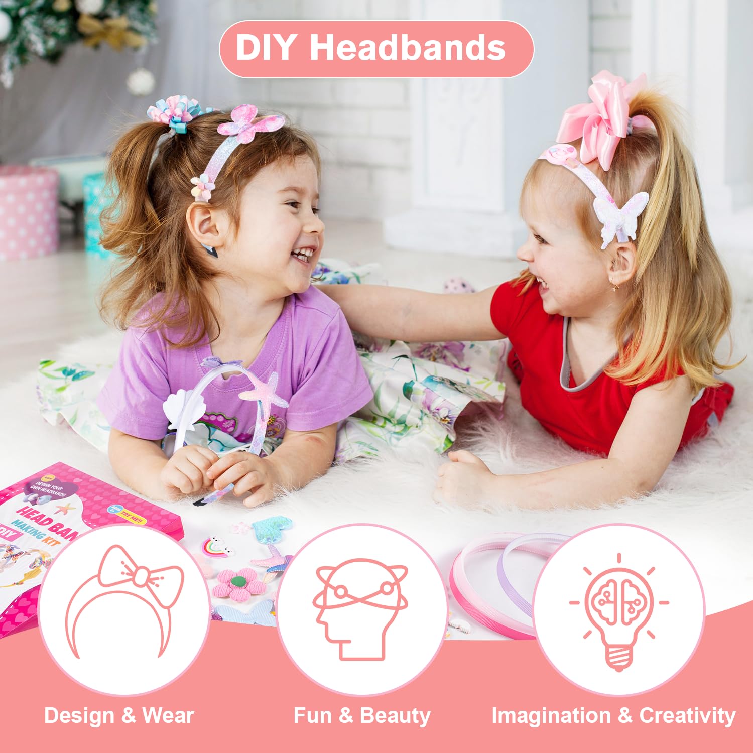 CPDD Klever Kits Créez Votre Propre Serre-Tête Licorne Kit d'Art et d'Artisanat pour Filles Accessoires de Cheveux DIY Mode Serre-Tête Licorne CPDD Klever Kits Créez Votre Propre Serre-Tête Licorne Kit d'Art et d'Artisanat pour Filles Accessoires de Cheveux DIY Mode Serre-Tête Licorne
