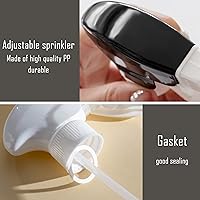 Vista 2 de Pulverizador de aceite para cocinar, botella cuadrada de vidrio con atomizador de aceite de oliva, 8.1 fl oz, dispensador de vinagre de aceite