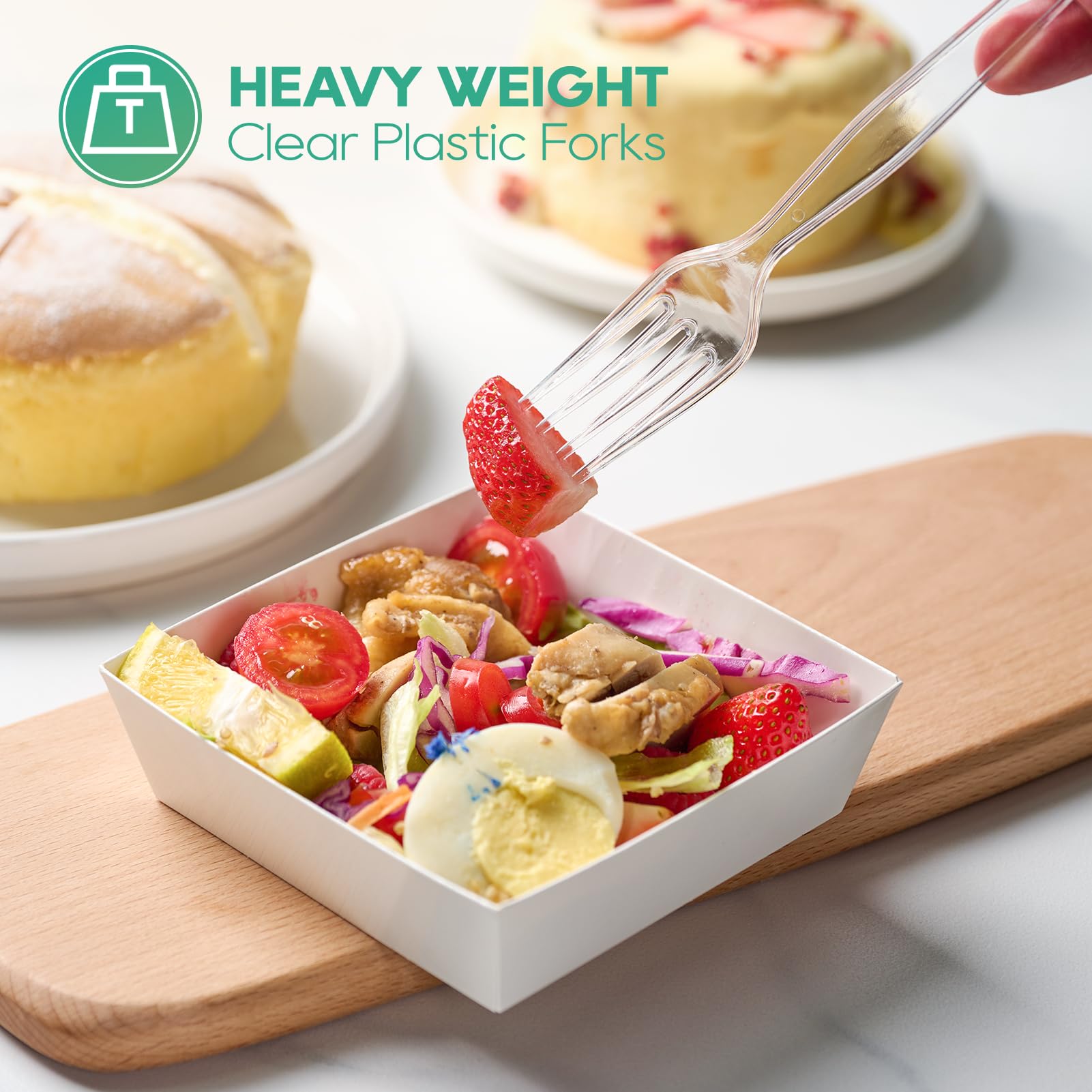 inch clear plastic plates