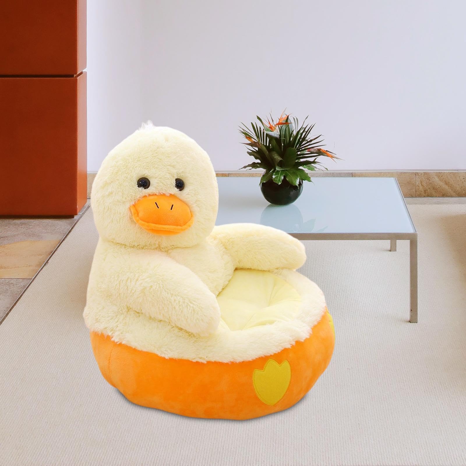 LOVIVER Plüsch Cartoons, Kleines Sofa, Stuhl, Kinder, Weiche Ente, Sitzkissen