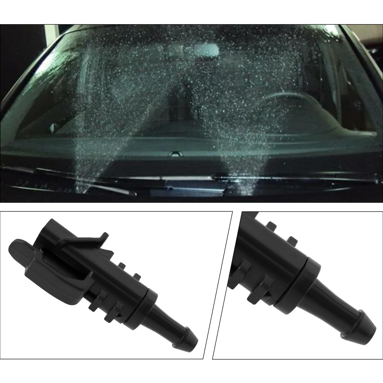 SG Store Dysza strumieniowa spryskiwacza przedniej szyby, dysza strumieniowa, spryskiwacz przedniej szyby, zamiennik numeru OEM 98630-2L100, kompatybilna z Hyundai i30, kompatybilna z Kia Cadenza K7