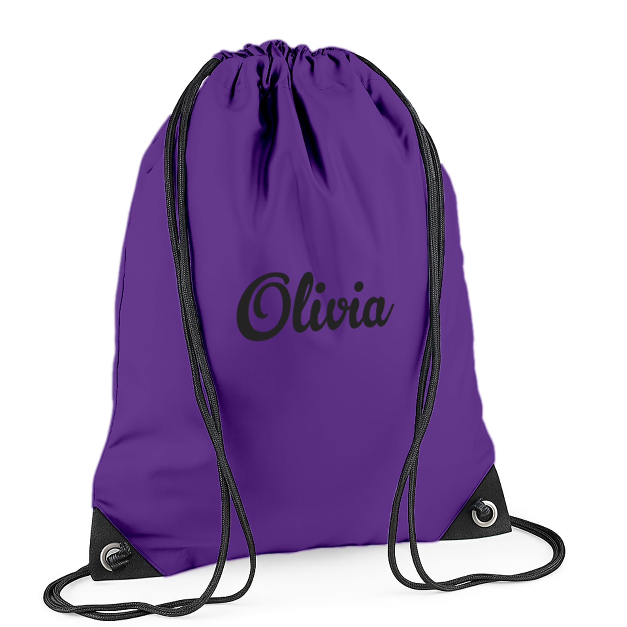 KreateSquare Personalised Drawstring Bags Lightweight and Portable String Backpack for Men Women Kids Perfect for Gym, Sports, School, Travel, Swimming, Beach Customizable Bag for Gifts & Daily Use