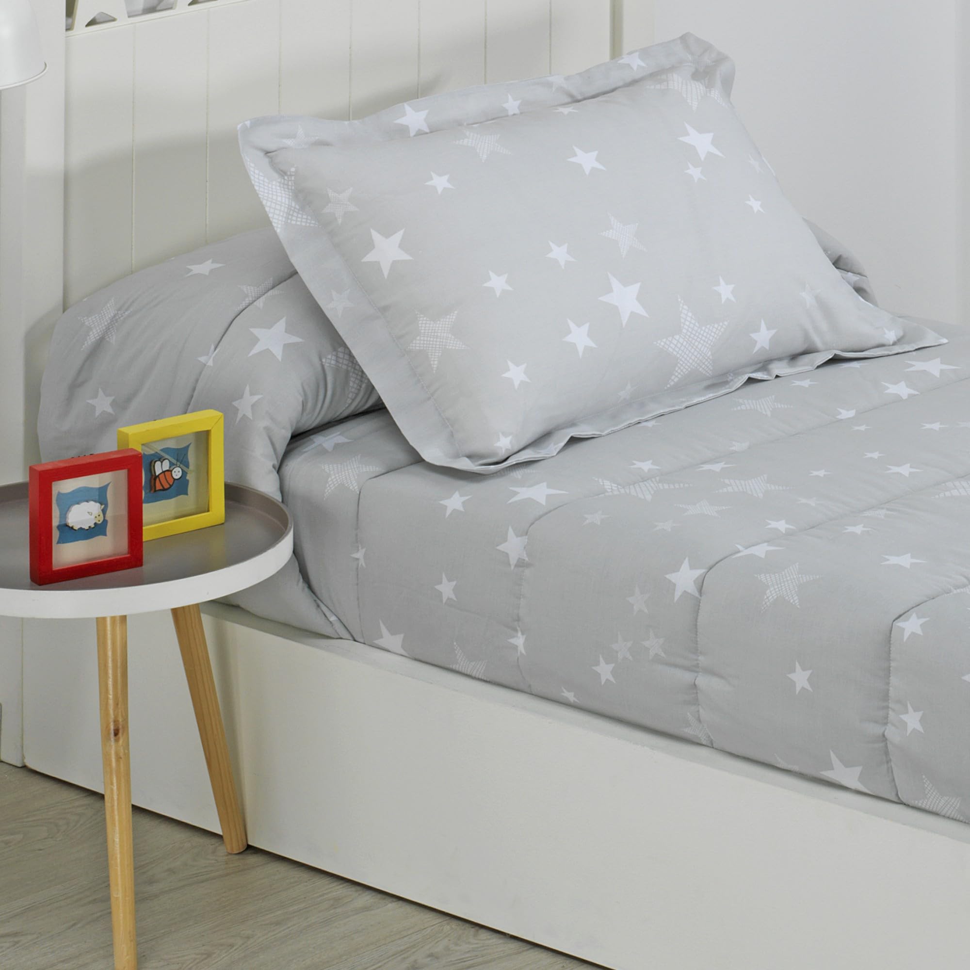 DHESTIA HOME - Edredón Ajustable Cama Nido, Litera, Cama 90 y Cama 105 Infantil y Juvenil - Color Color B, Talla Cama 90