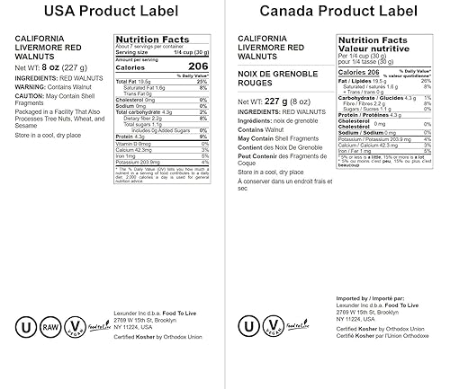 Miniatura 2 de Nueces rojas California Livermore, 8 onzas, crudas, sin cáscara, kosher, sin sal, natural, Sirtfood, a granel