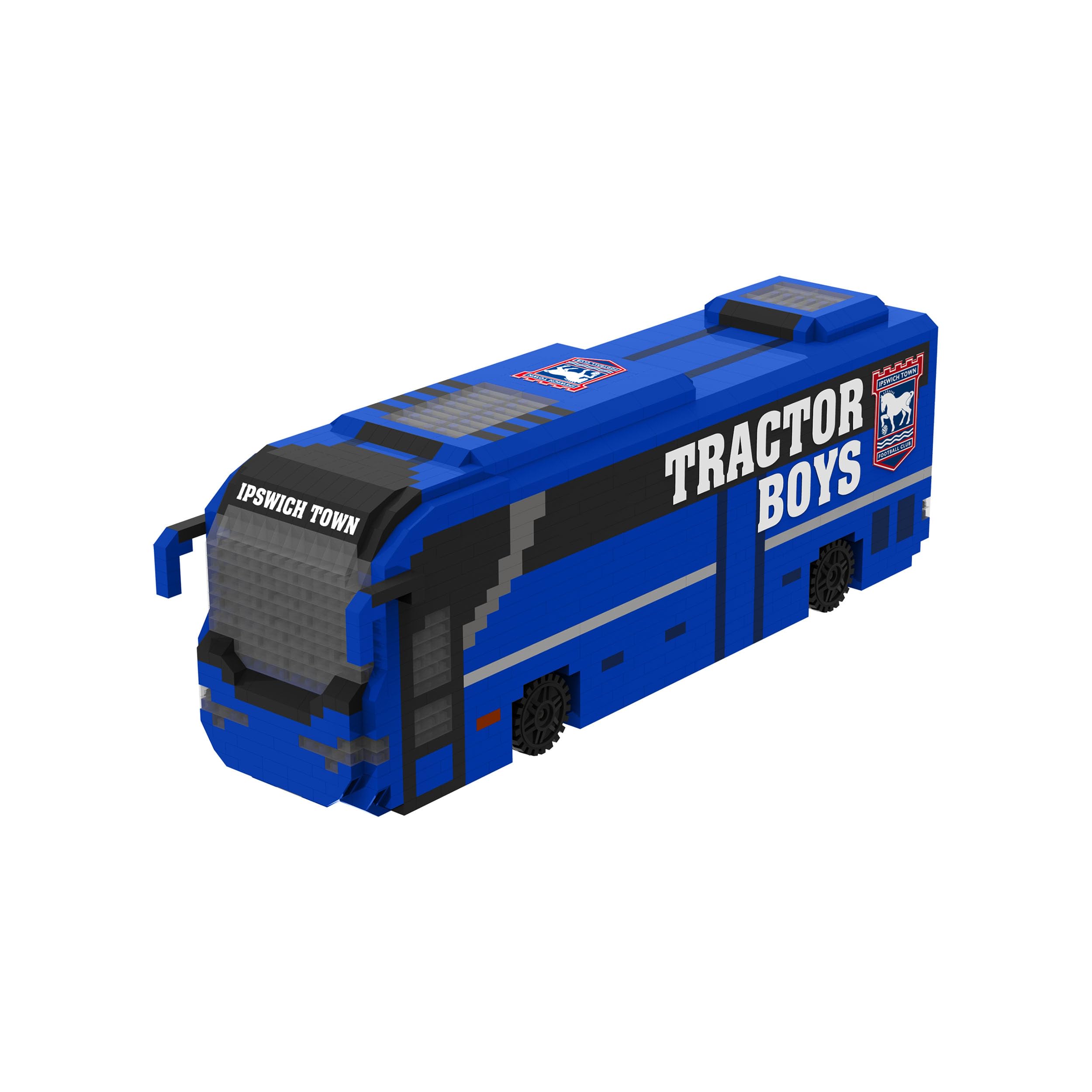 FOCO Officially Licensed Ipswich Town FC BRXLZ 3D Bricks Coach Construction Toy Model - Image 2