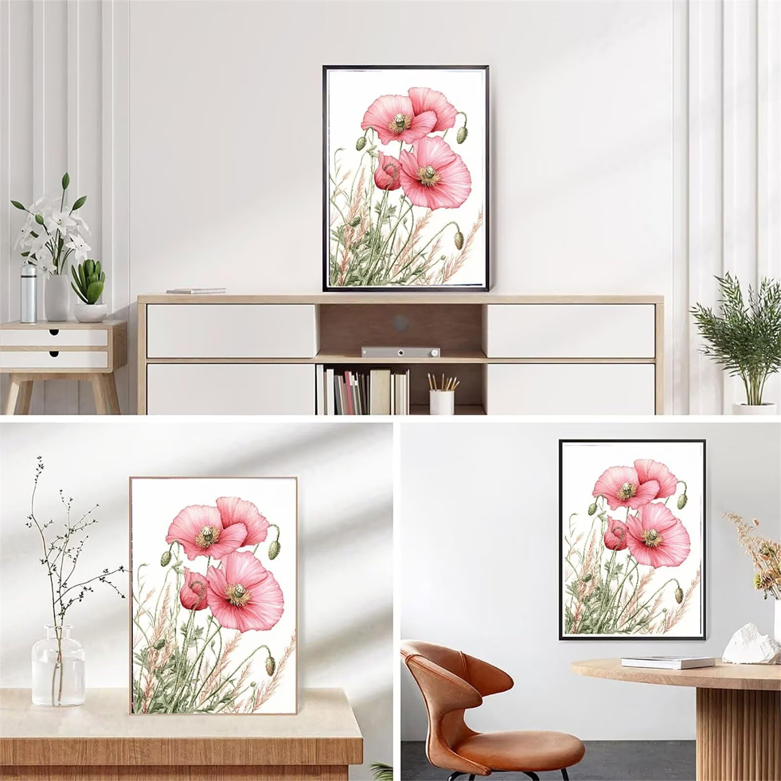 Obraz diamentowy 5D, obraz do malowania diamentami 5D, kolor różowy, 90 x 120 cm, okrągły obraz z pełnym nawierceniem, obraz dla dorosłych z akcesoriami, zestaw do samodzielnego wykonania mozaiki