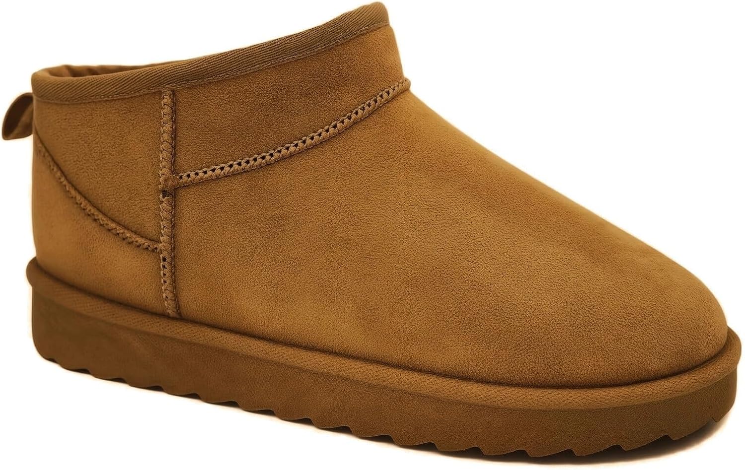 TruFox Women’s Mini Boots Cozy Faux Fur Lined Ankle Booties, Slip On Winter Slippers for Indoor Outdoor Wear image 5