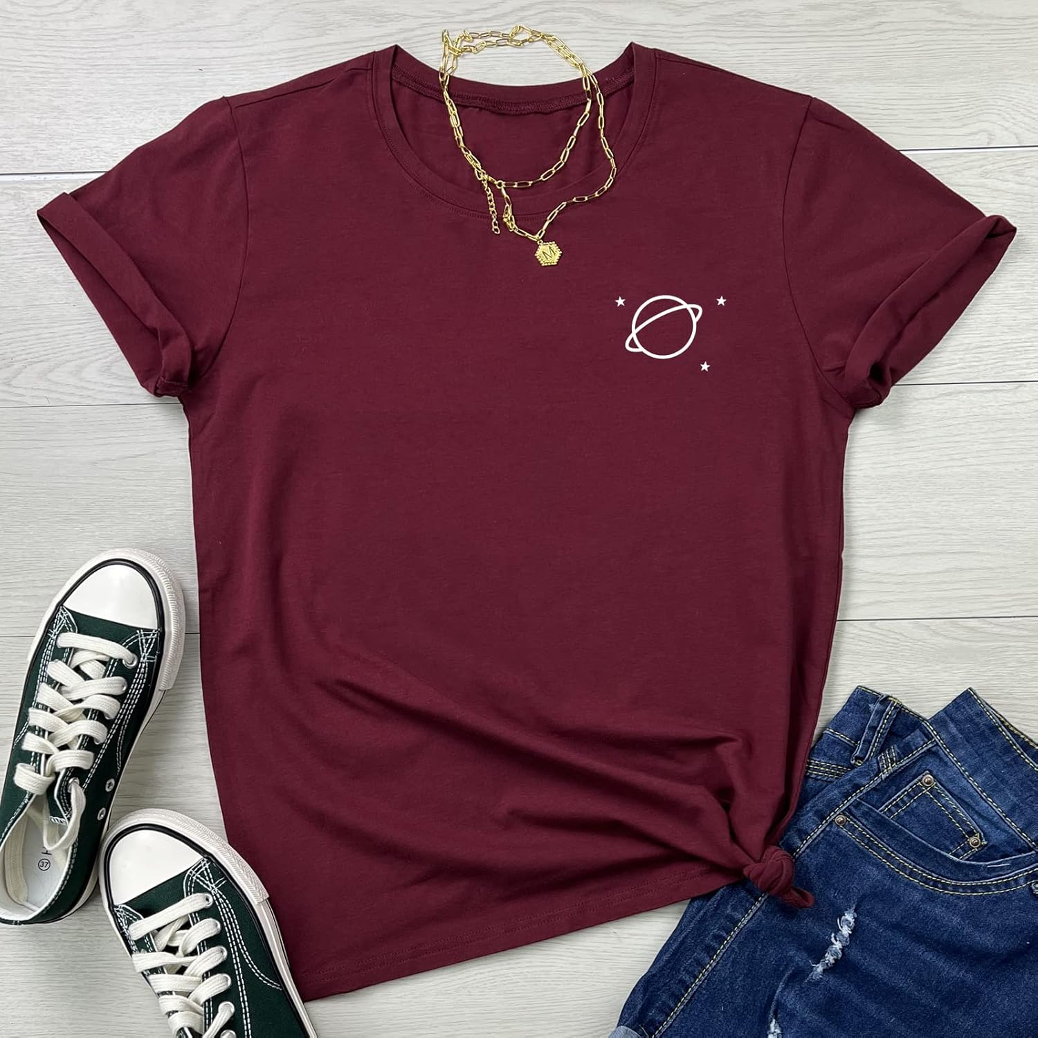 YITAN Women Cute Tees Graphic Tops - Image 3