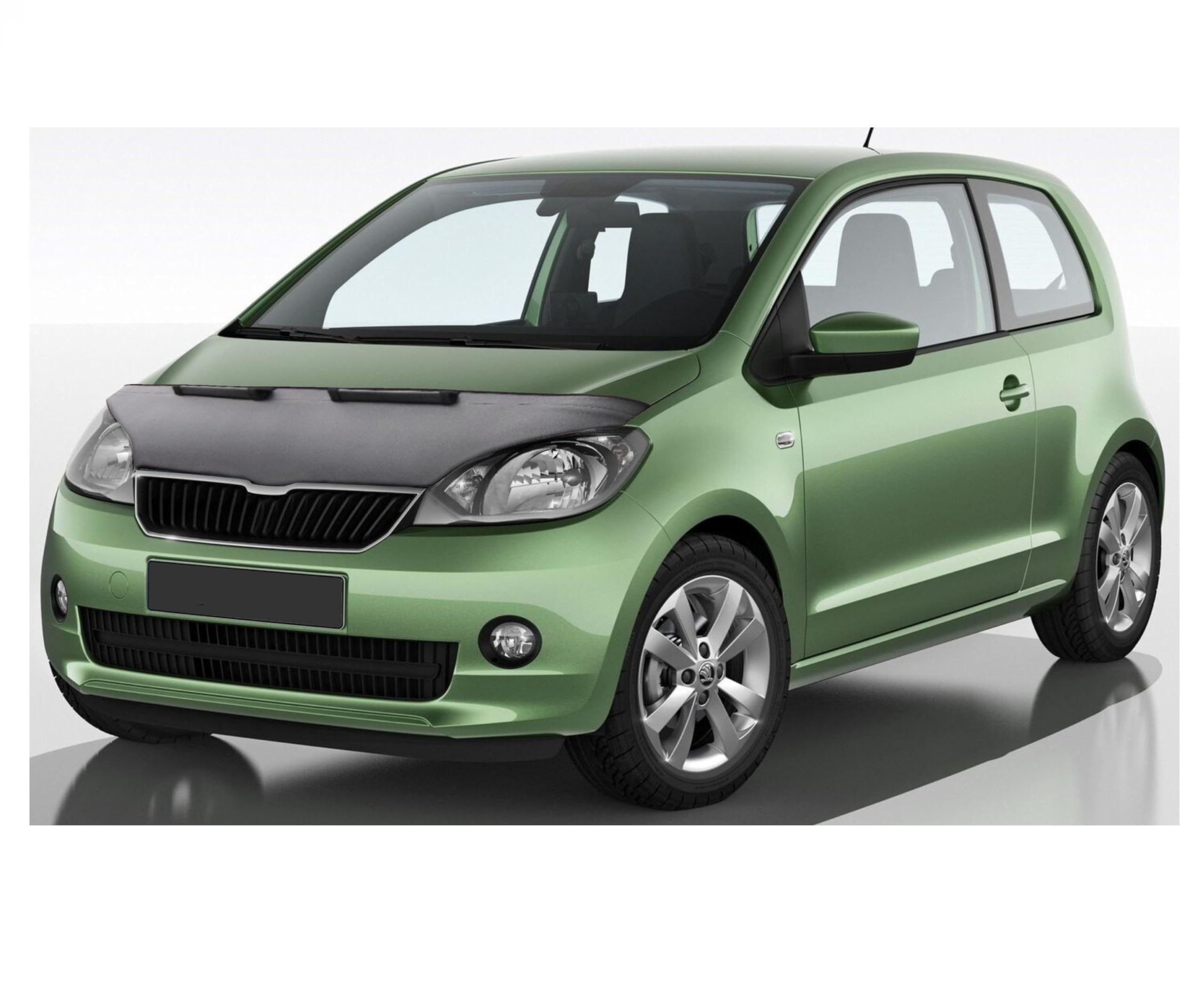 AB3-00587 Auto Bra kompatibel mit Skoda Citigo Bj. 2011-2017 Haubenbra Steinschlagschutz Tuning Bonnet Bra