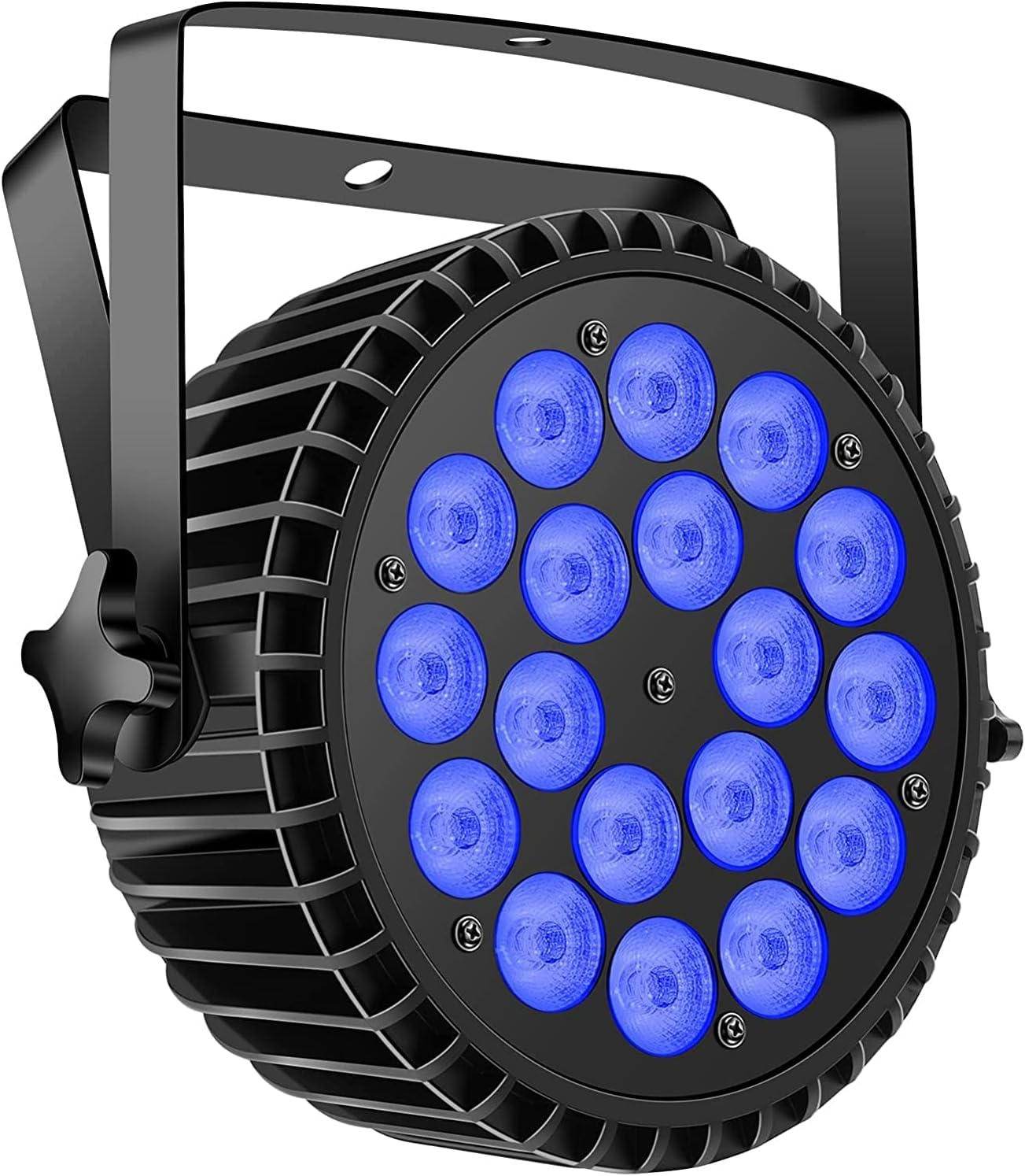 Amazon.co.jp: U`King 11Wx18 LED ステージライト ディスコライト 上り