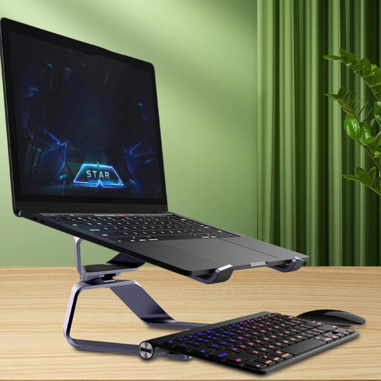 Supporto per computer portatili per computer ventilato di raffreddamento in alluminio supporti supporti notebook Reser regolabile per il divano