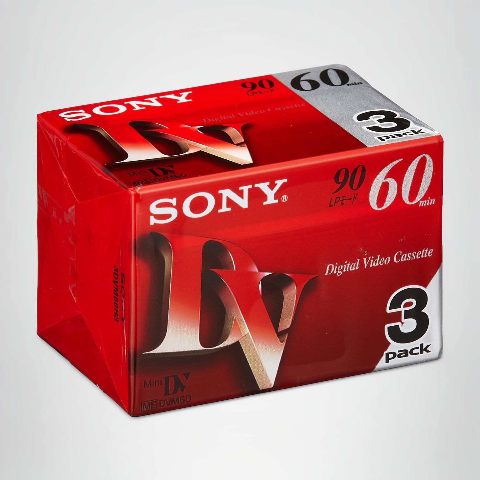 Amazon | SONY ミニデジタルビデオカセット 3巻パック 3DVM60R3 | Sony
