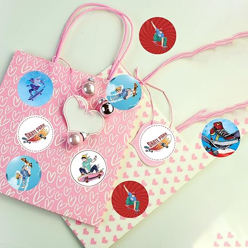 Miniatura 5 de 500 calcomanías para patineta, calcomanías para patineta, calcomanías de los años 80 y 90, suministros de fiesta, decoración deportiva, cumpleaños,