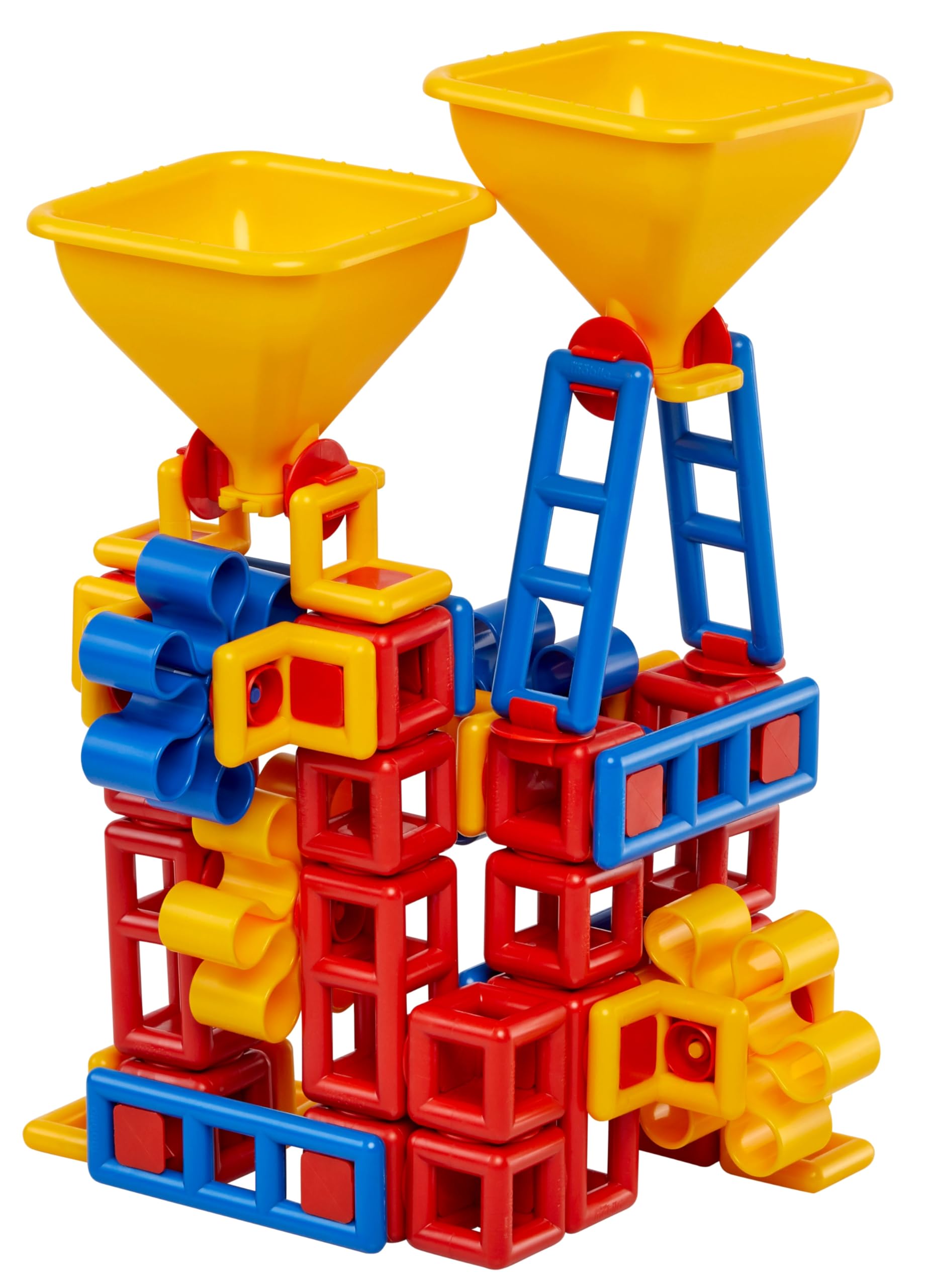 FLOW Advanced: experimentieren mit Sand, 134 Teile - Kreatives Konstruktionsspielzeug made in Germany - bauen, spielen, lernen für Kinder 3 - 8 Jahre