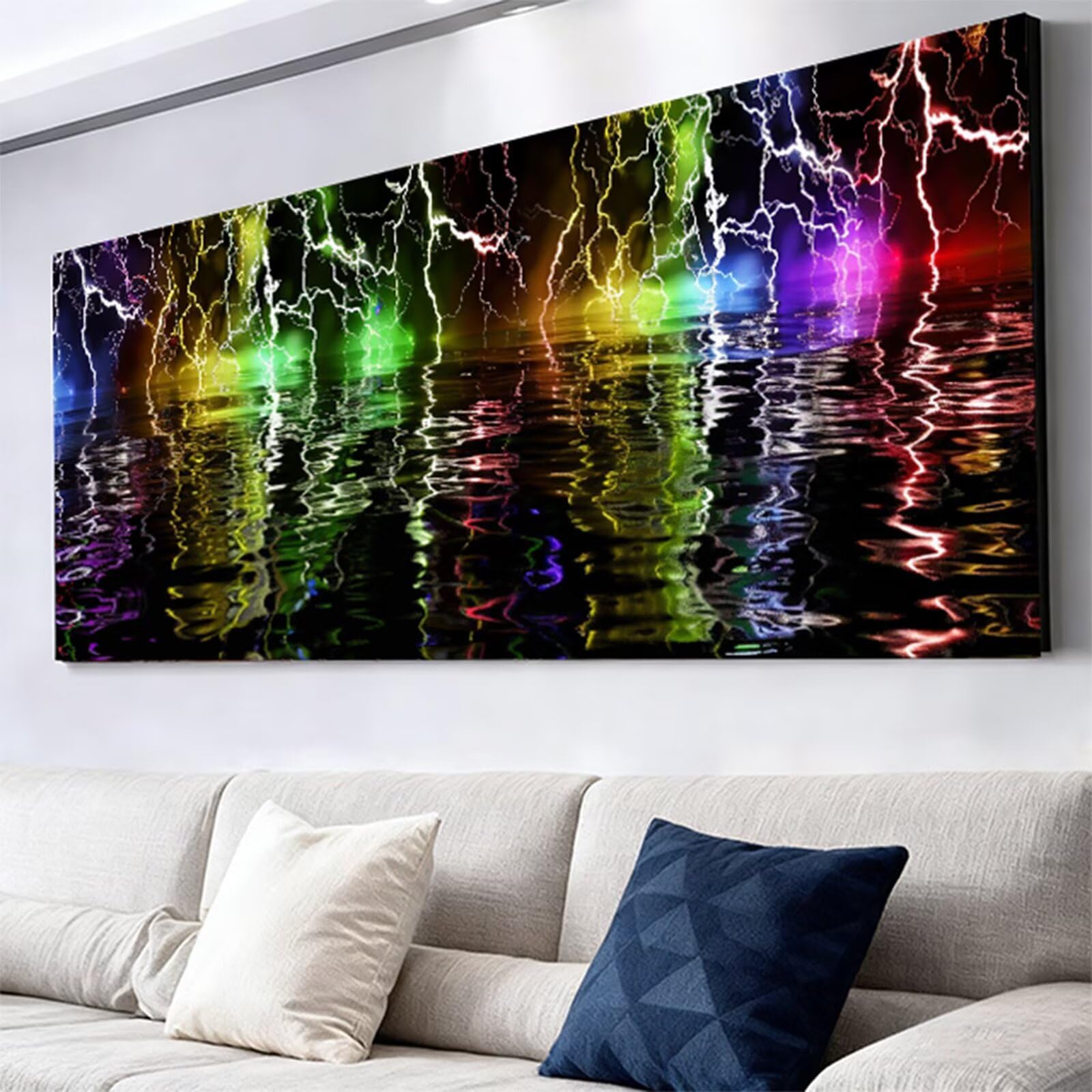 Duże zestawy do malowania diamentami dla dorosłych, 5D Dimond Art Lake Gem Arts and Crafts dla dzieci, zestaw do haftowania krzyżykowego z kryształami górskimi, dekoracja pokoju, prezenty 180 x 60 cm