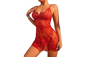 SHENHE Women's Lace Slip Dress Sheer Nightgown
