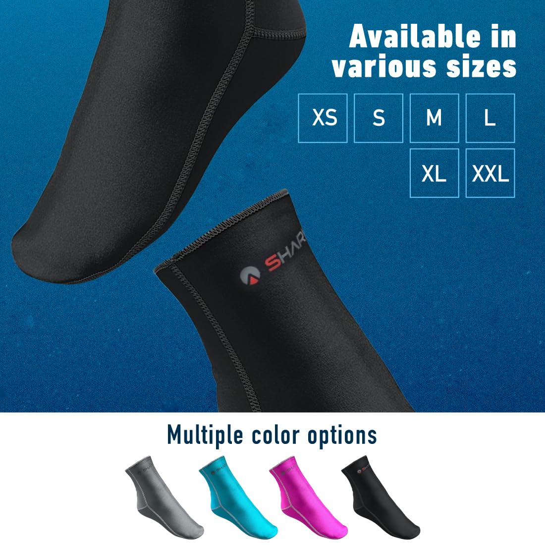 Sharkskin Calcetines a prueba de frío