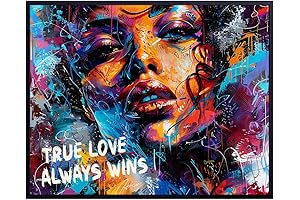 Black Woman Art - True Love Home Decor