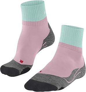 mujer TK2 Short calcetines para senderismo amortiguación media anti ampollas caliente transpirable secado rápido regulación del clima antiolores lana hilo funcional 1 par