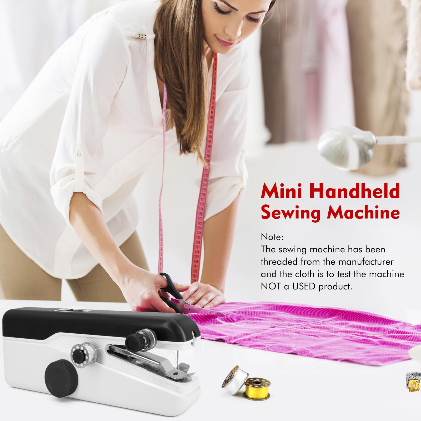 YUM Machine à Coudre Portative Mini Machine à Coudre Portable