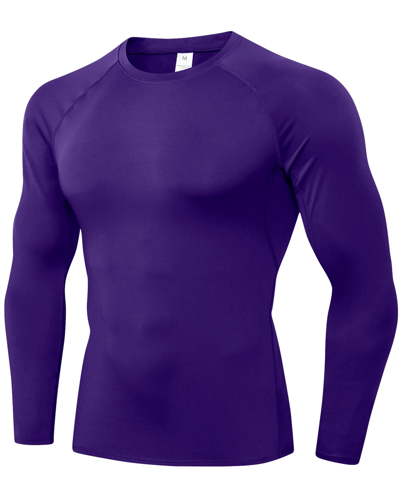 SPVISE 1 or 3 Pack Men's Compression Shirts Long Sleeve Workout Gym T-Shirt Running Top Cool Dry Sports Baselayer Undershirts