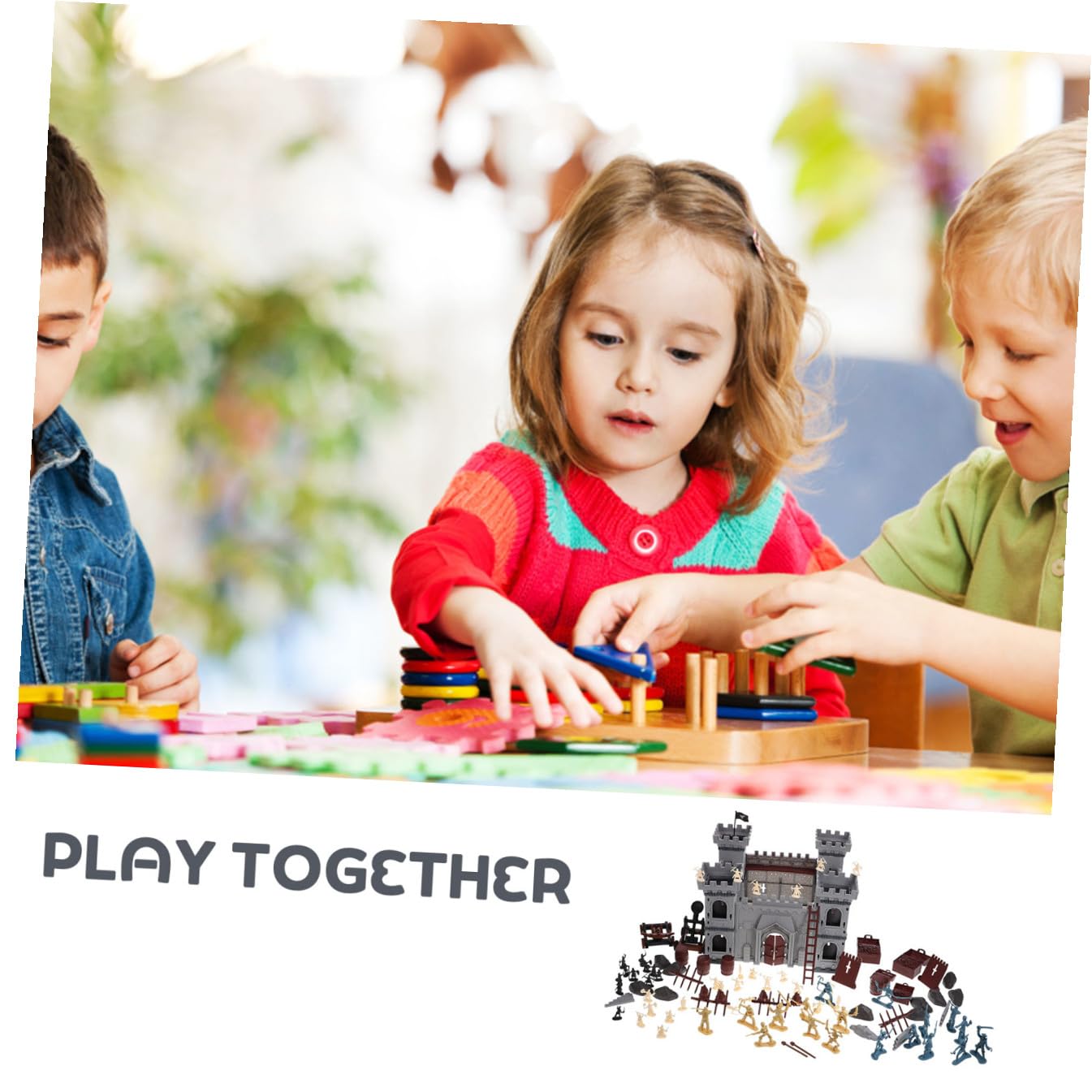 Kisangel Kit di Costruzione Pirata in Plastico 310 Pezzi, Decorativo ed Educativo, Stile Castello dei Pirati Accessori e Borsa, per Ragazzo Ragazza e Compleanni