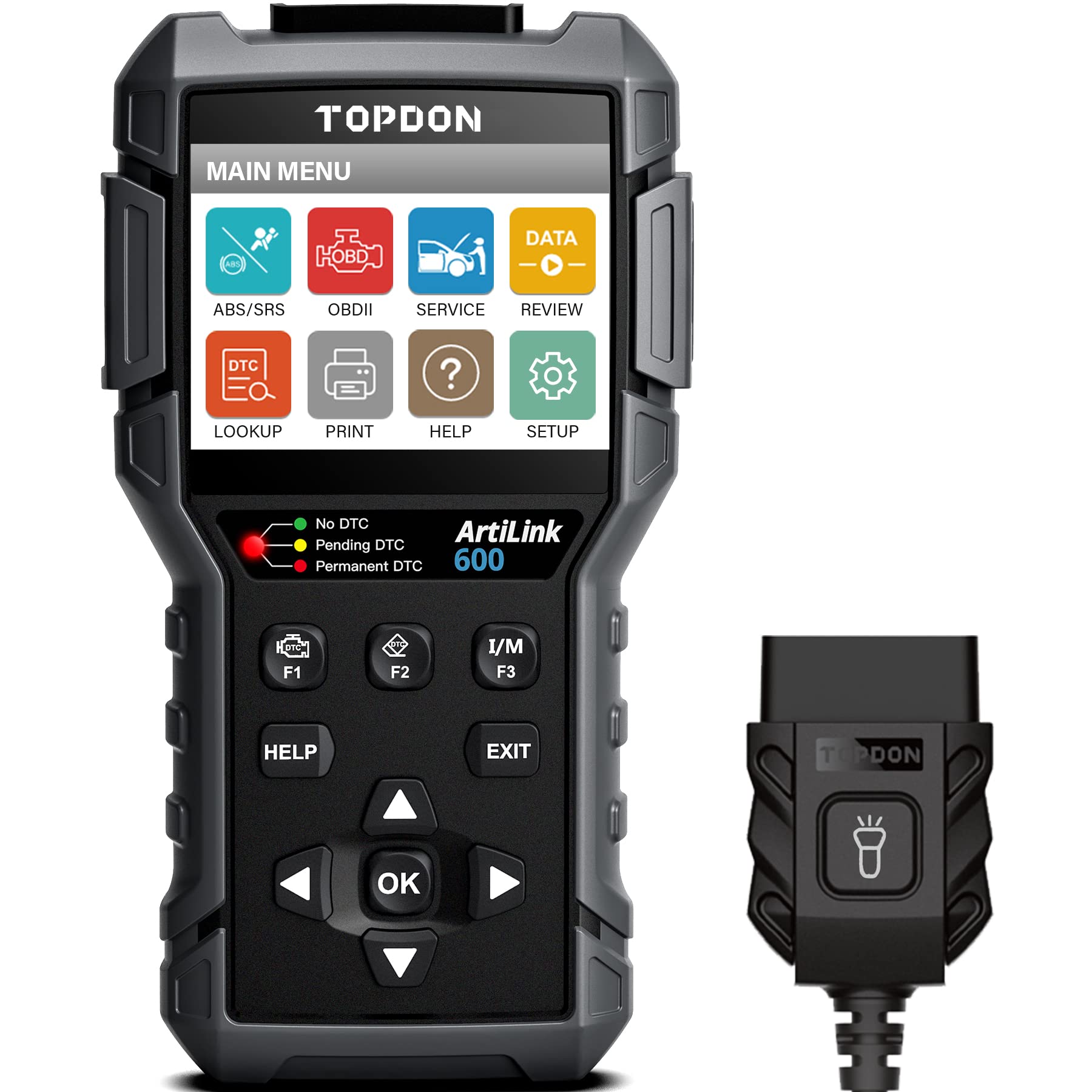 TOPDON Arti Diag 600s 車両 診断機 Amazon.com: OBD2 Scanner TOPDON ArtiDiag600S, Scan Tool with
