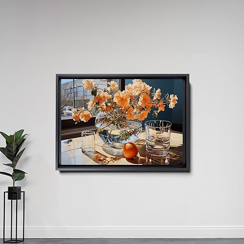 Miniatura 5 de SIGNED Olivia's House Giclée Print Floral Marigolds and Rose Wine Still print print, Decor Canvas, Home Decor